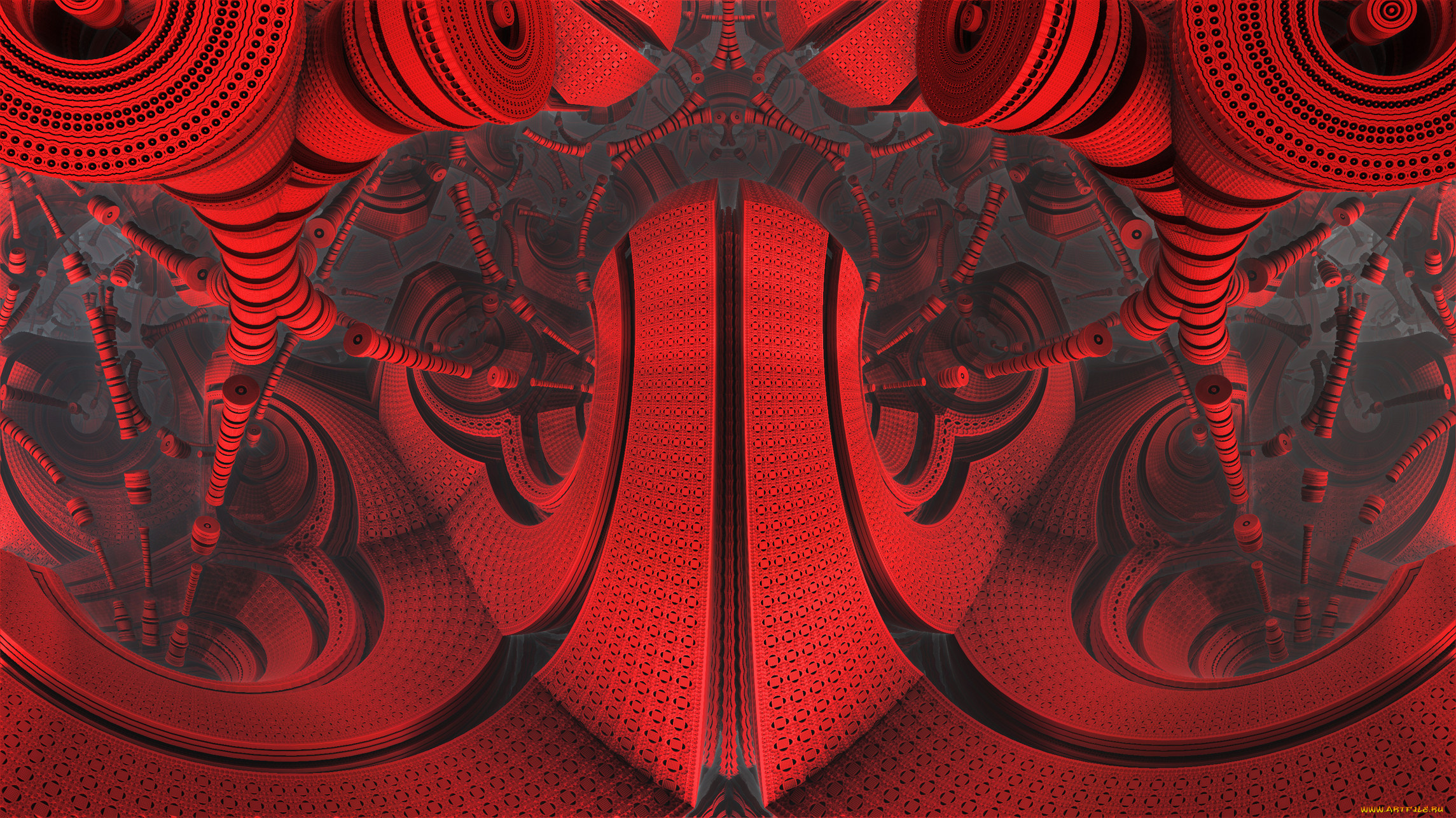 3д, графика, fractal, фракталы, узор, цвета