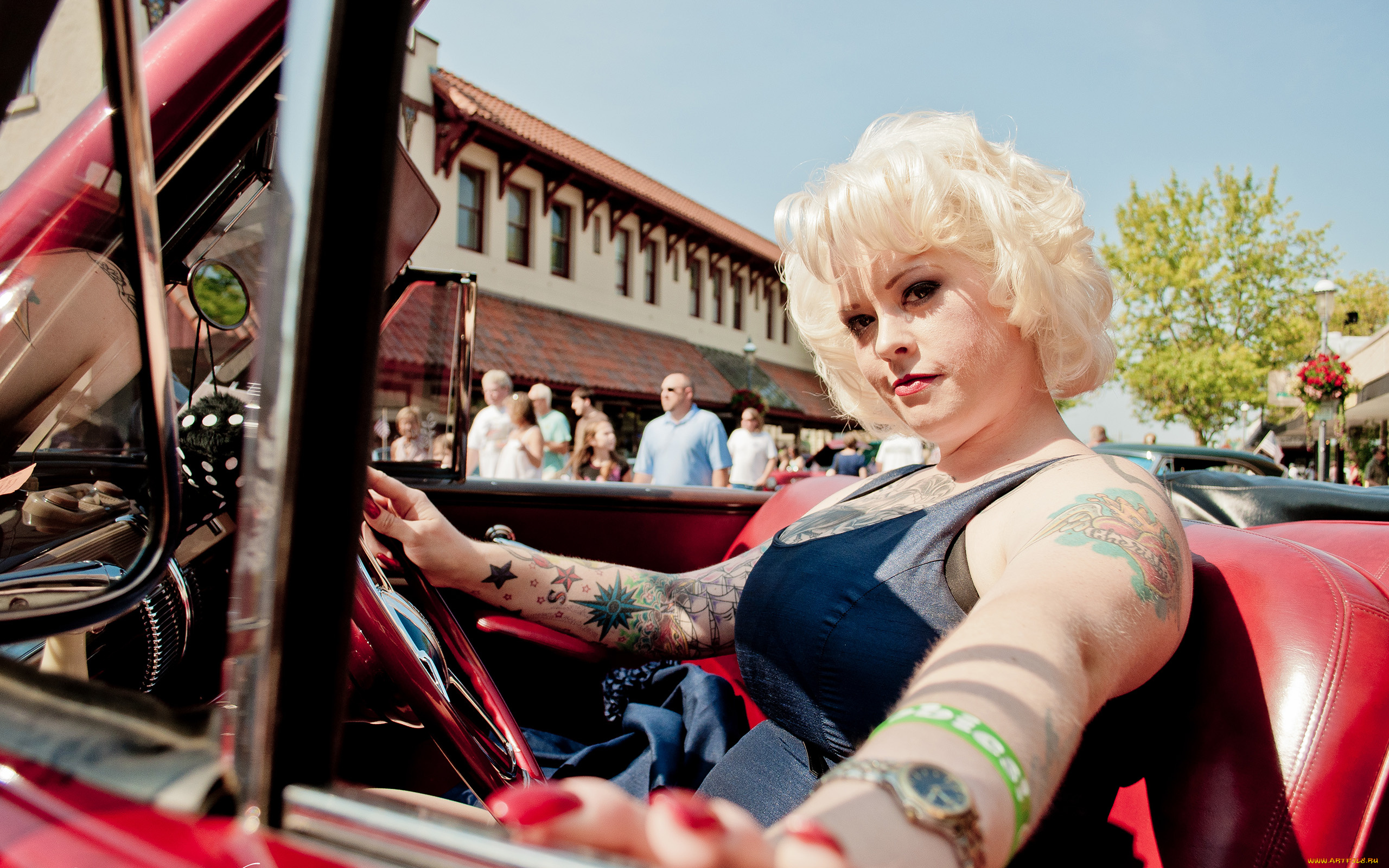 -Unsort, Блондинки, девушки, unsort, блондинки, часы, руль, тату