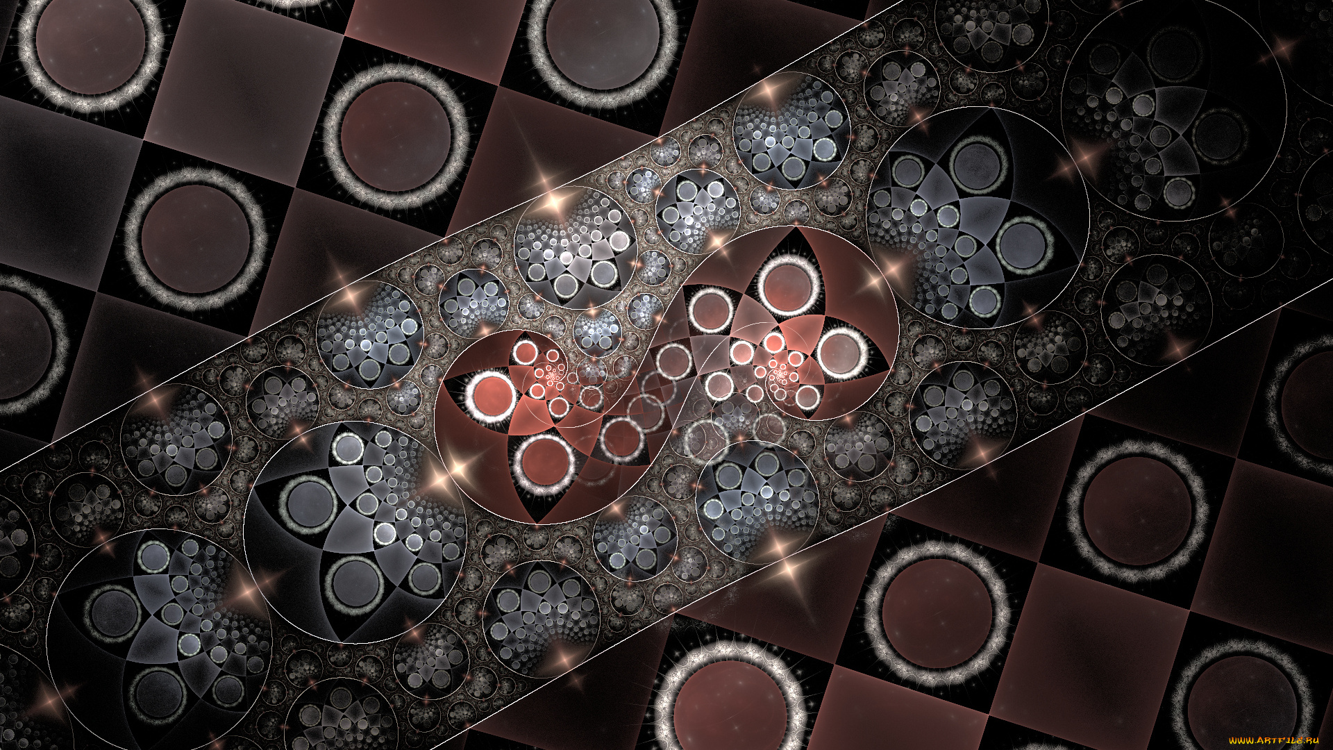 3д, графика, фракталы, , fractal, фон, узор, цвета