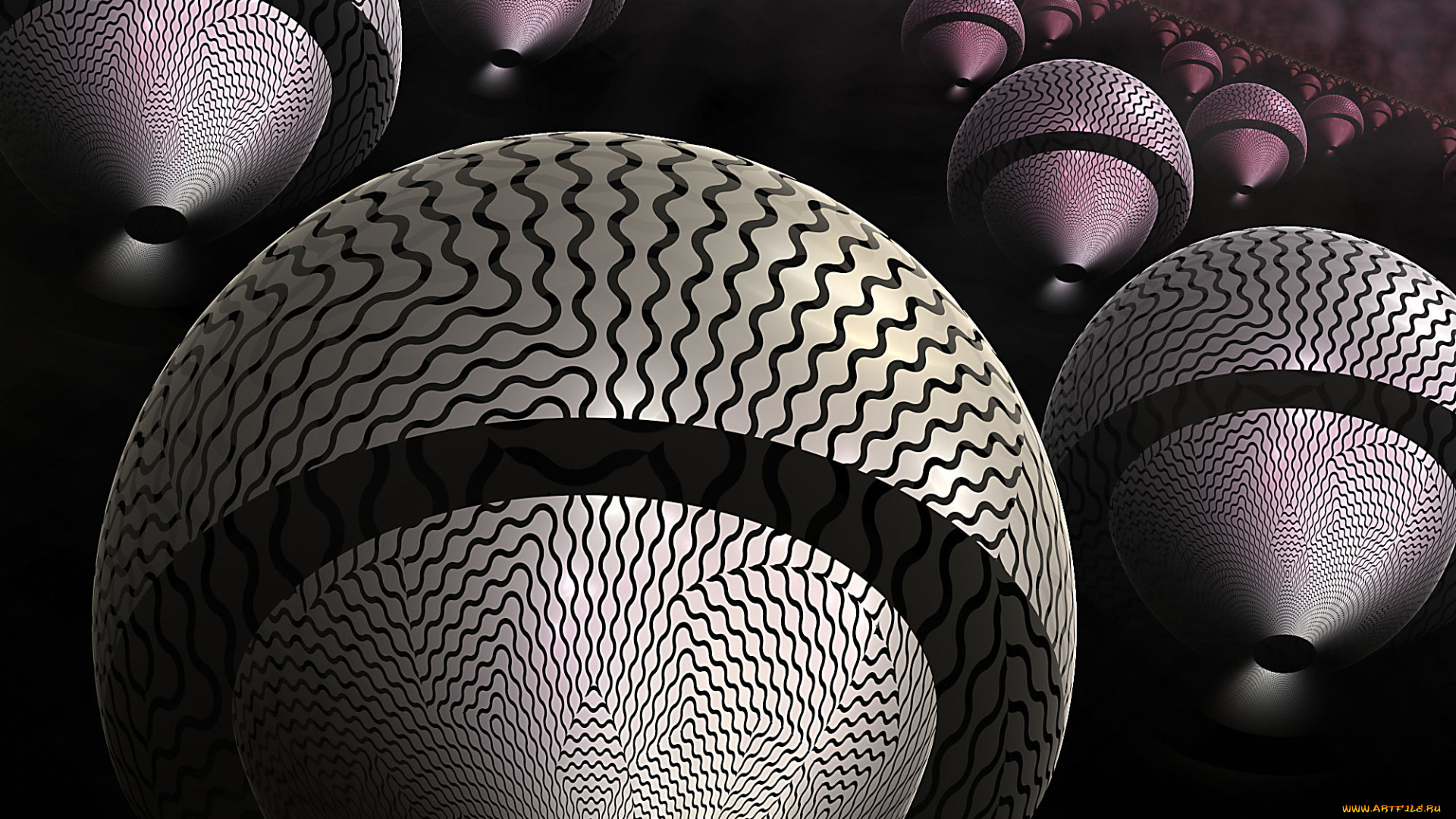 3д, графика, фракталы, , fractal, узор, цвета, фон