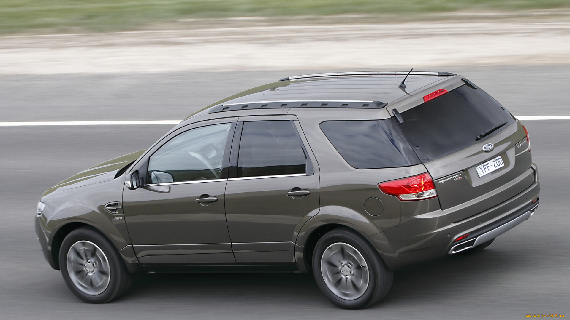 автомобили, ford, sz, темный, titanium, territory