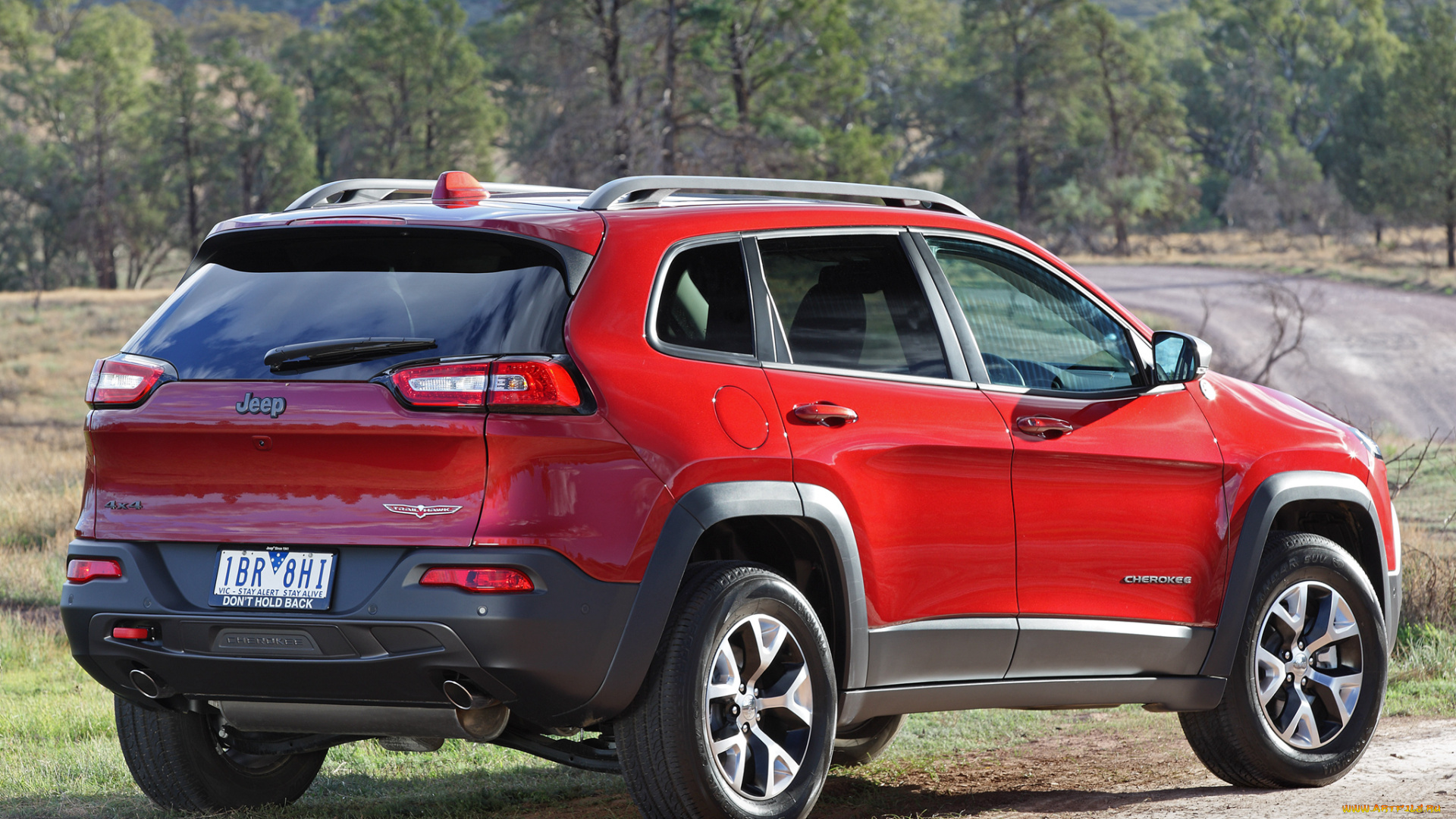 автомобили, jeep, 2014г, kl, au-spec, trailhawk, cherokee, красный