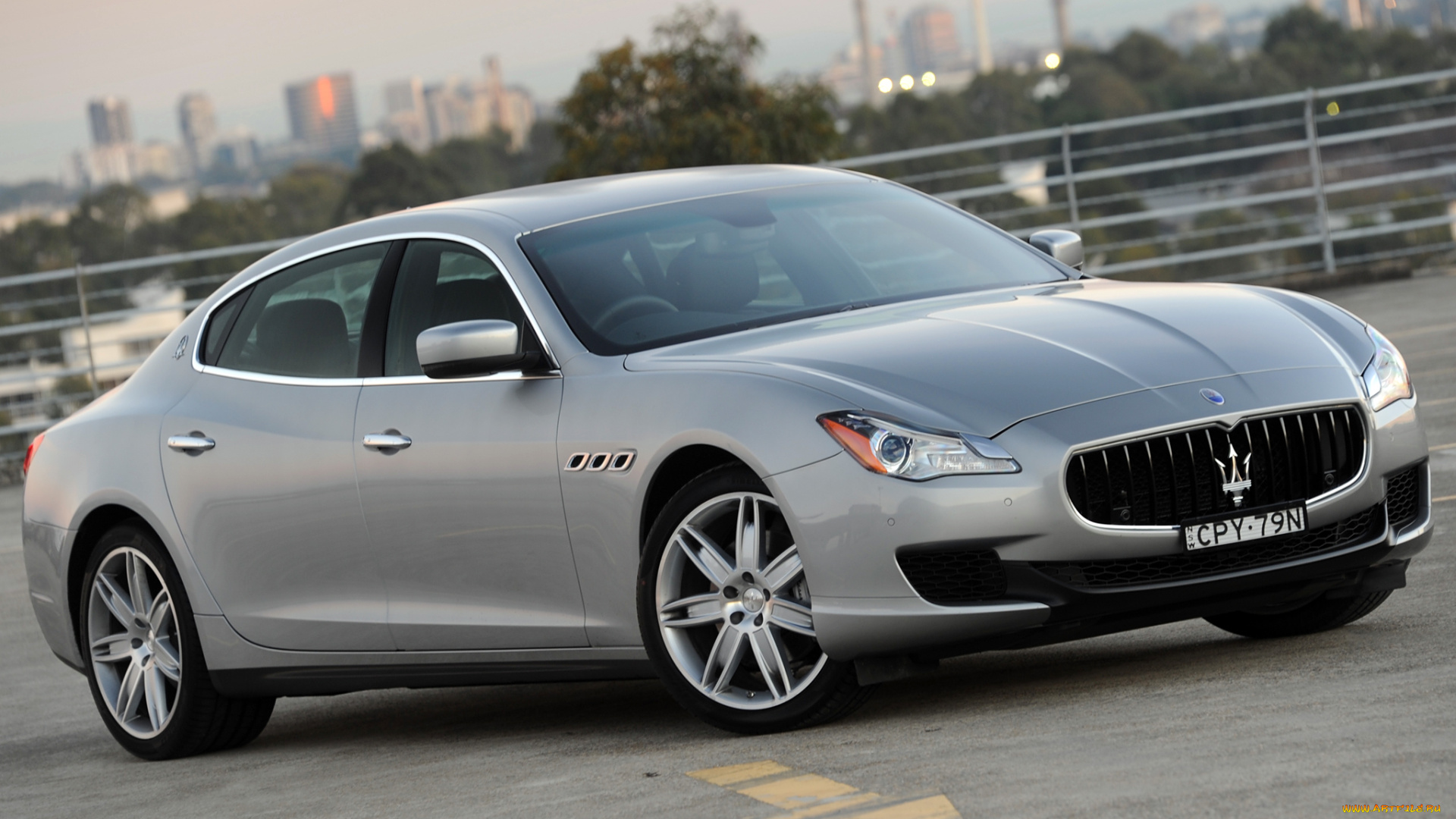 автомобили, maserati, серый, 2014г, au-spec, quattroporte