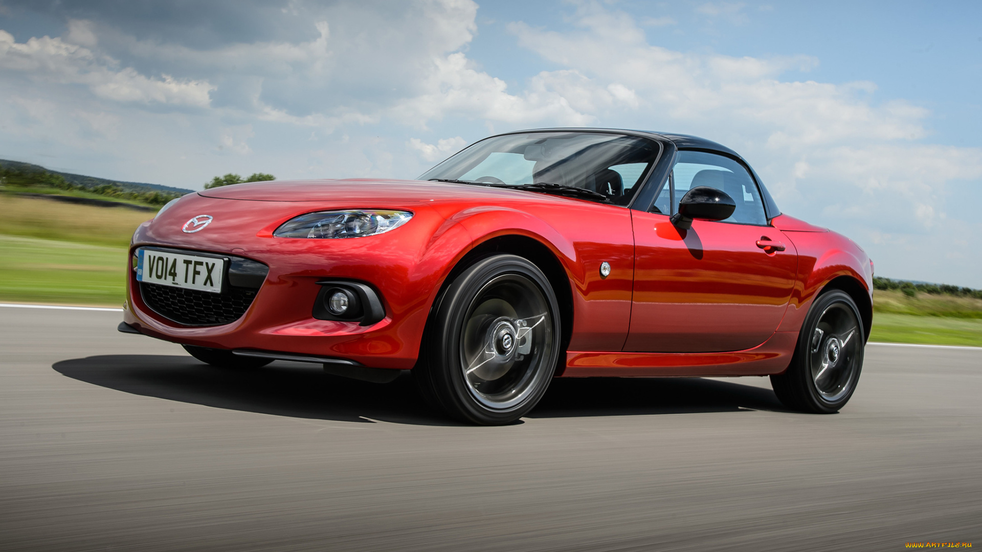 автомобили, mazda, красный, 2014г, nc3, uk-spec, mx-5, 25th, anniversary