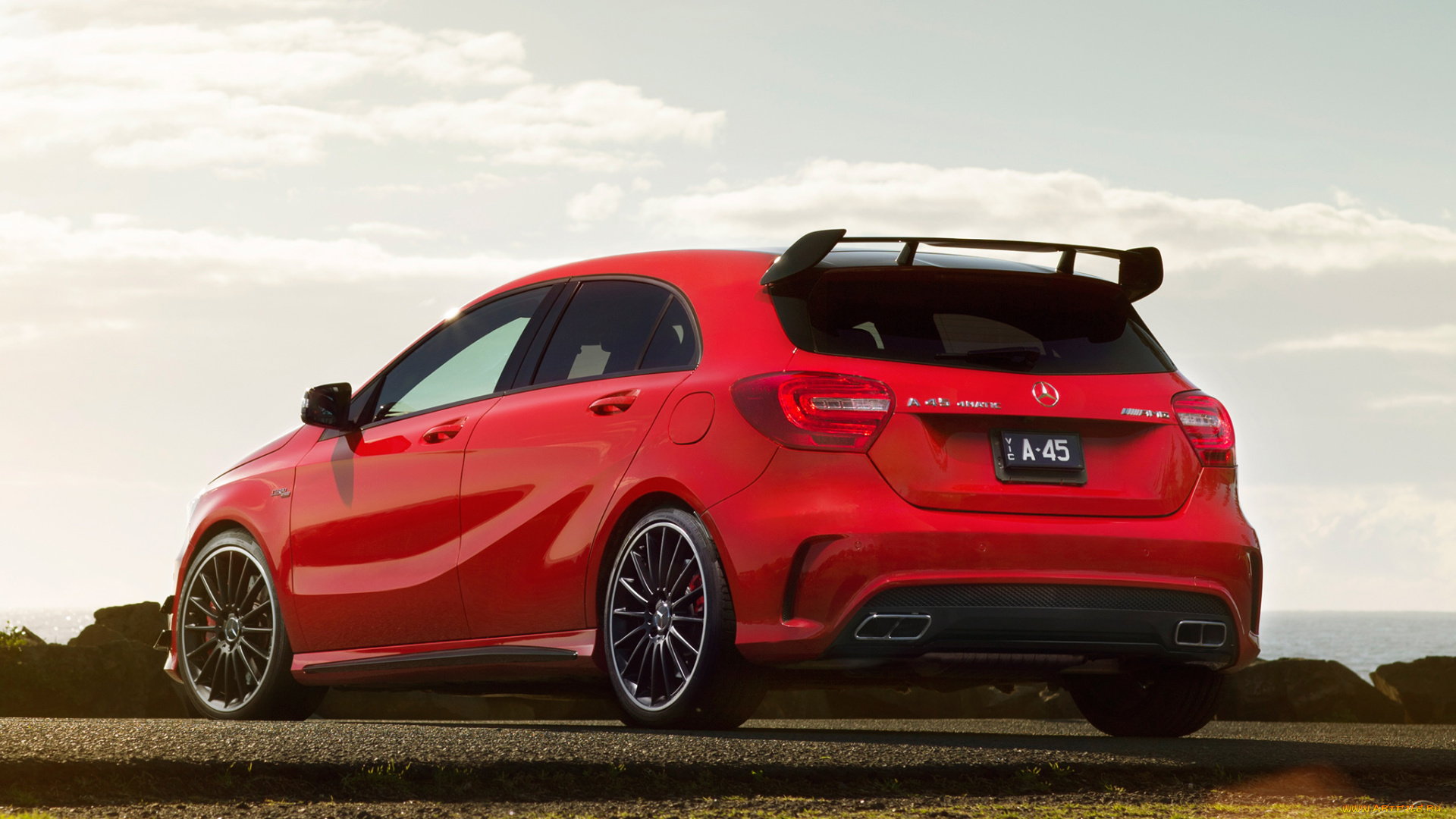 автомобили, mercedes-benz, 2013г, w176, amg, a, 45, au-spec, edition, 1, красный