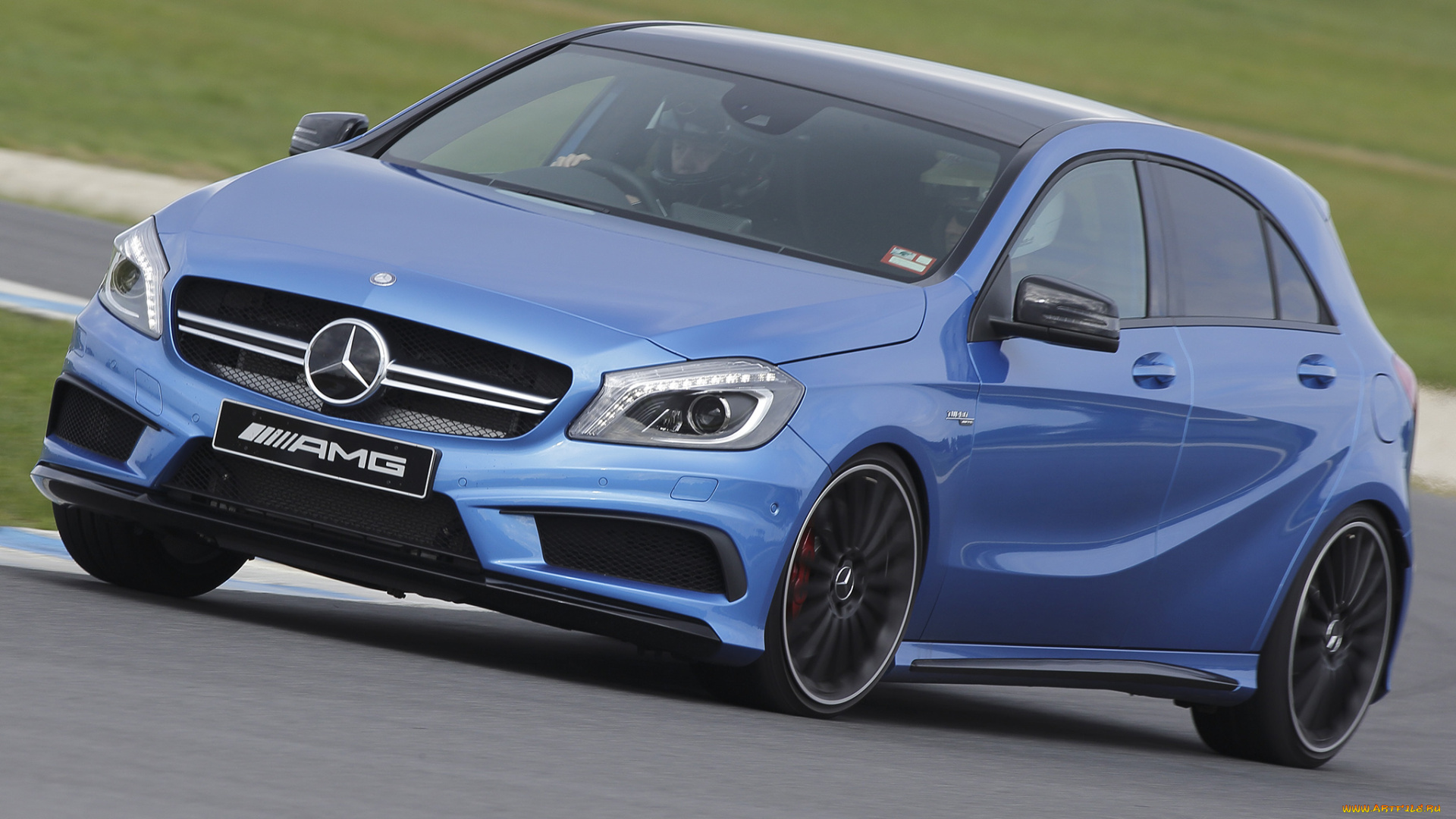 автомобили, mercedes-benz, a, 45, amg, au-spec, w176, синий