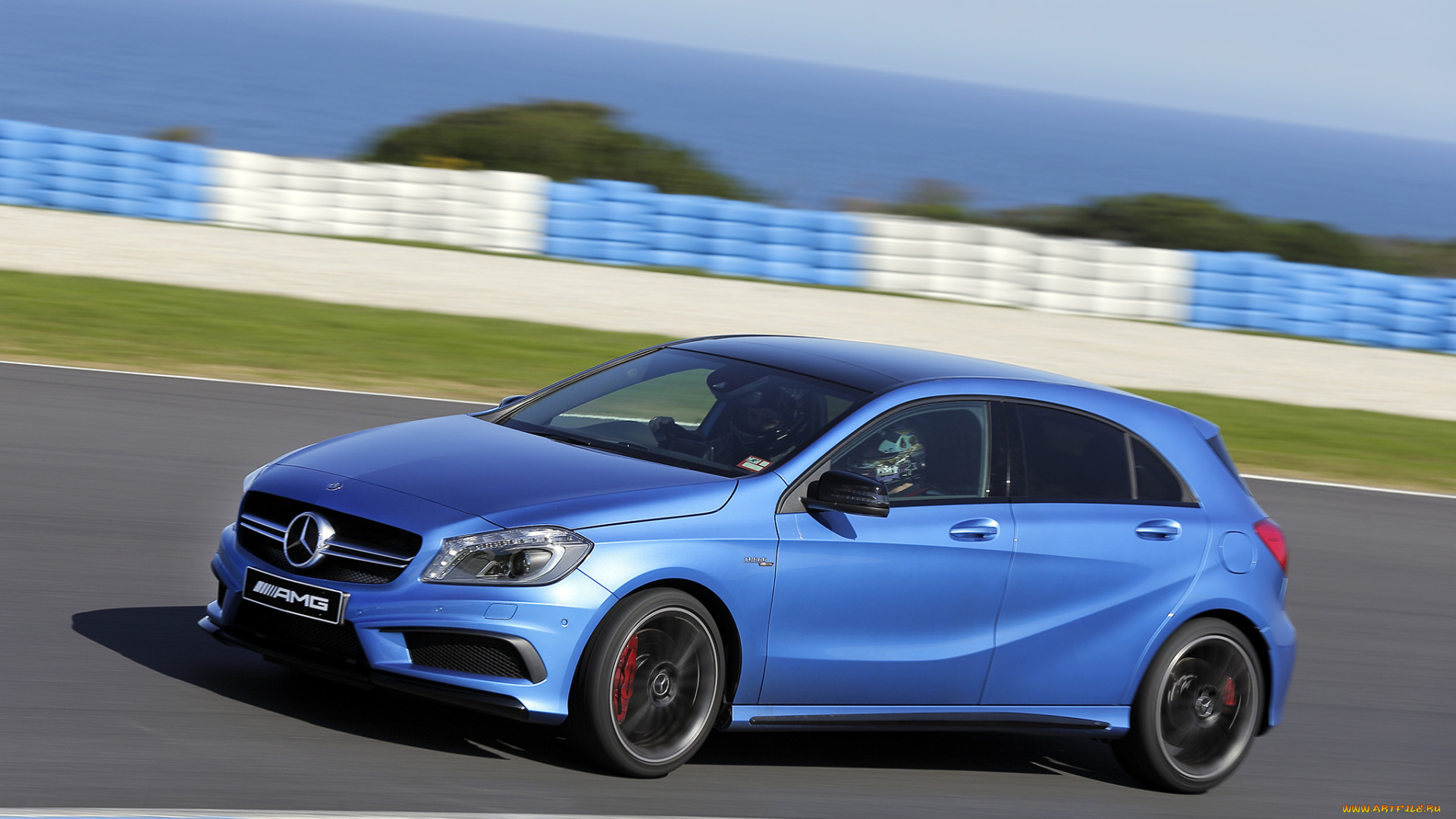 автомобили, mercedes-benz, a, 45, amg, au-spec, w176, синий