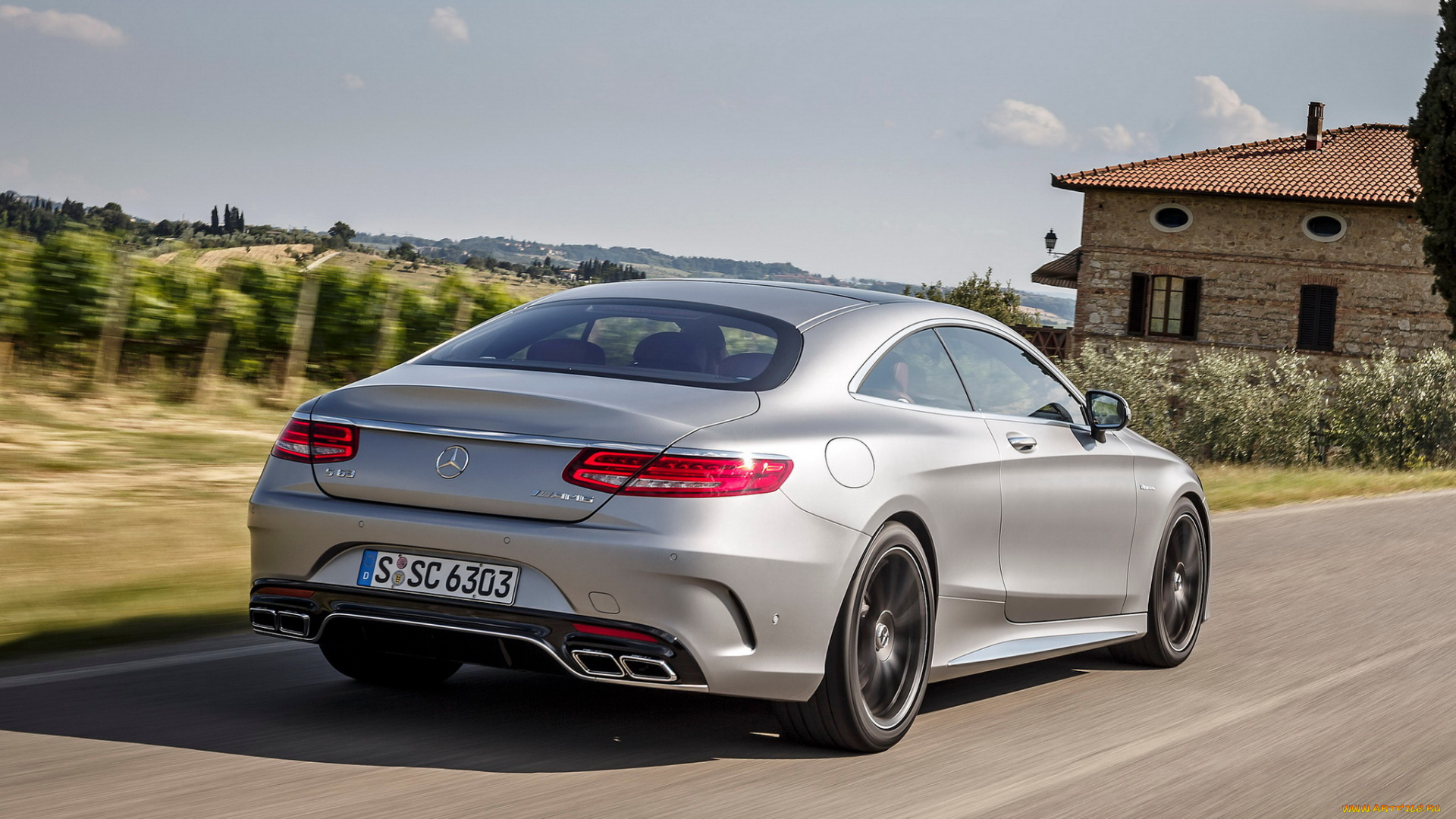 автомобили, mercedes-benz, s, 63, amg, coupе, c217, 2014г, серый