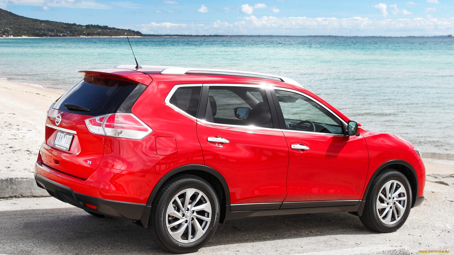 автомобили, nissan, datsun, красный, x-trail, au-spec