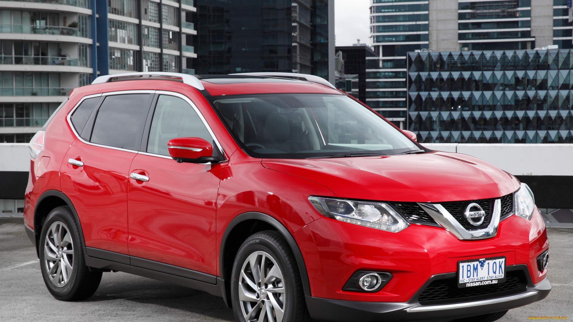 автомобили, nissan, datsun, x-trail, красный, au-spec