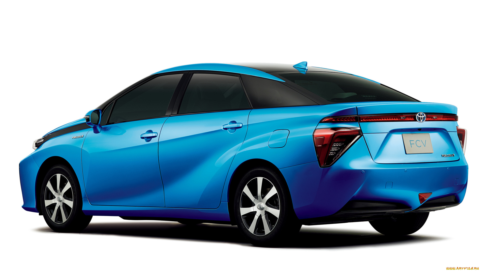 автомобили, toyota, 2015г, синий, fcv