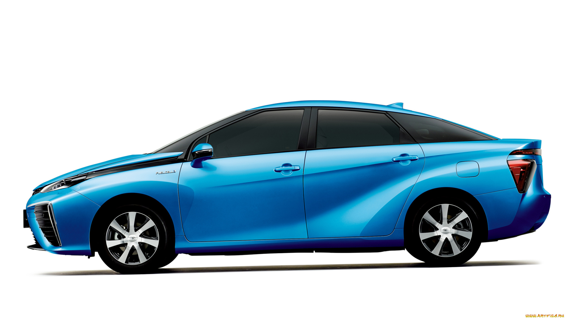 автомобили, toyota, fcv, синий, 2015г
