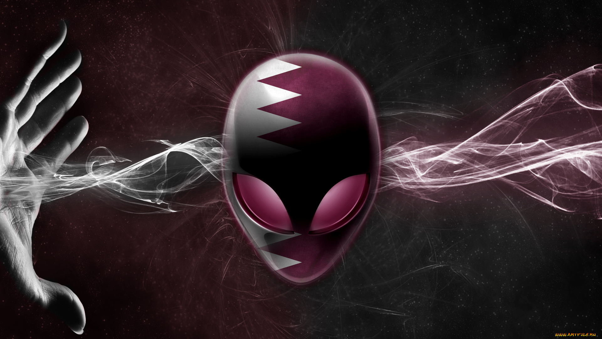 компьютеры, alienware, логотип, фон