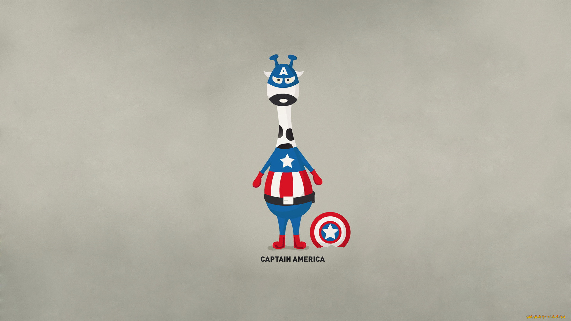 рисованные, минимализм, корова