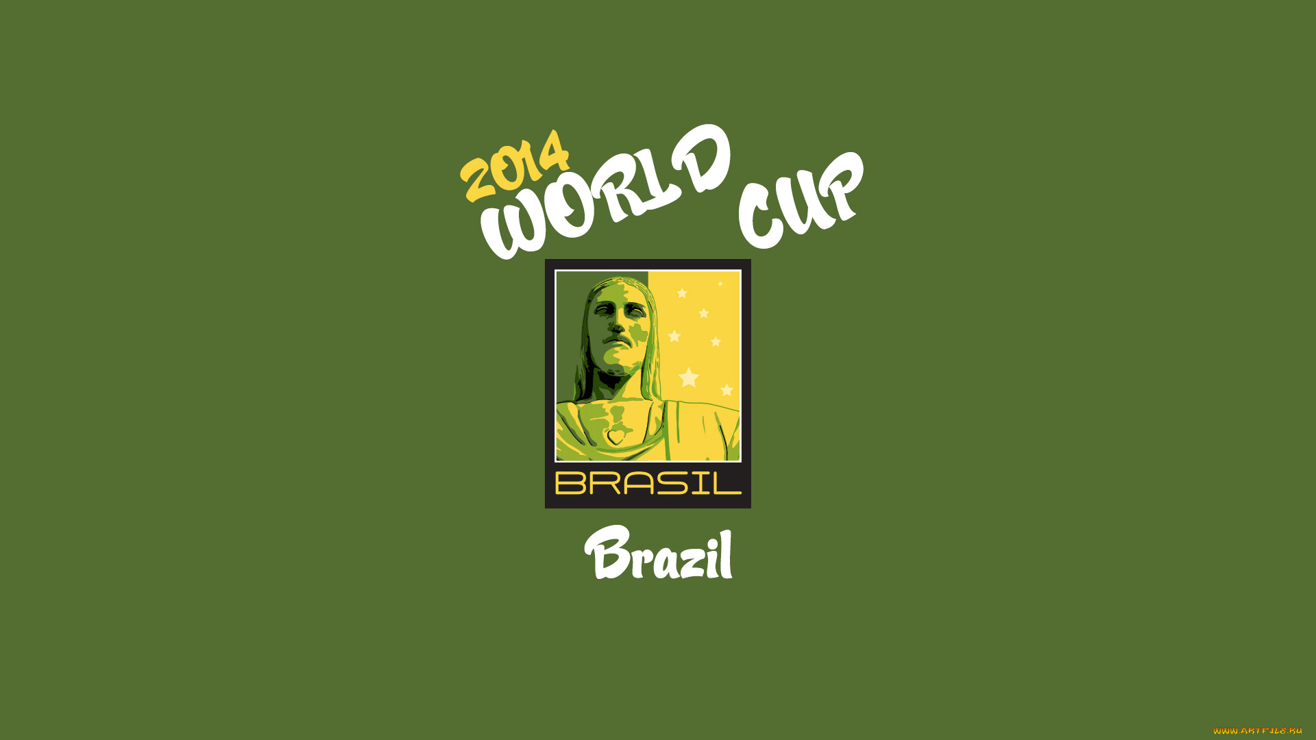 спорт, 3d, рисованные, бразилия, футбол, 2014г