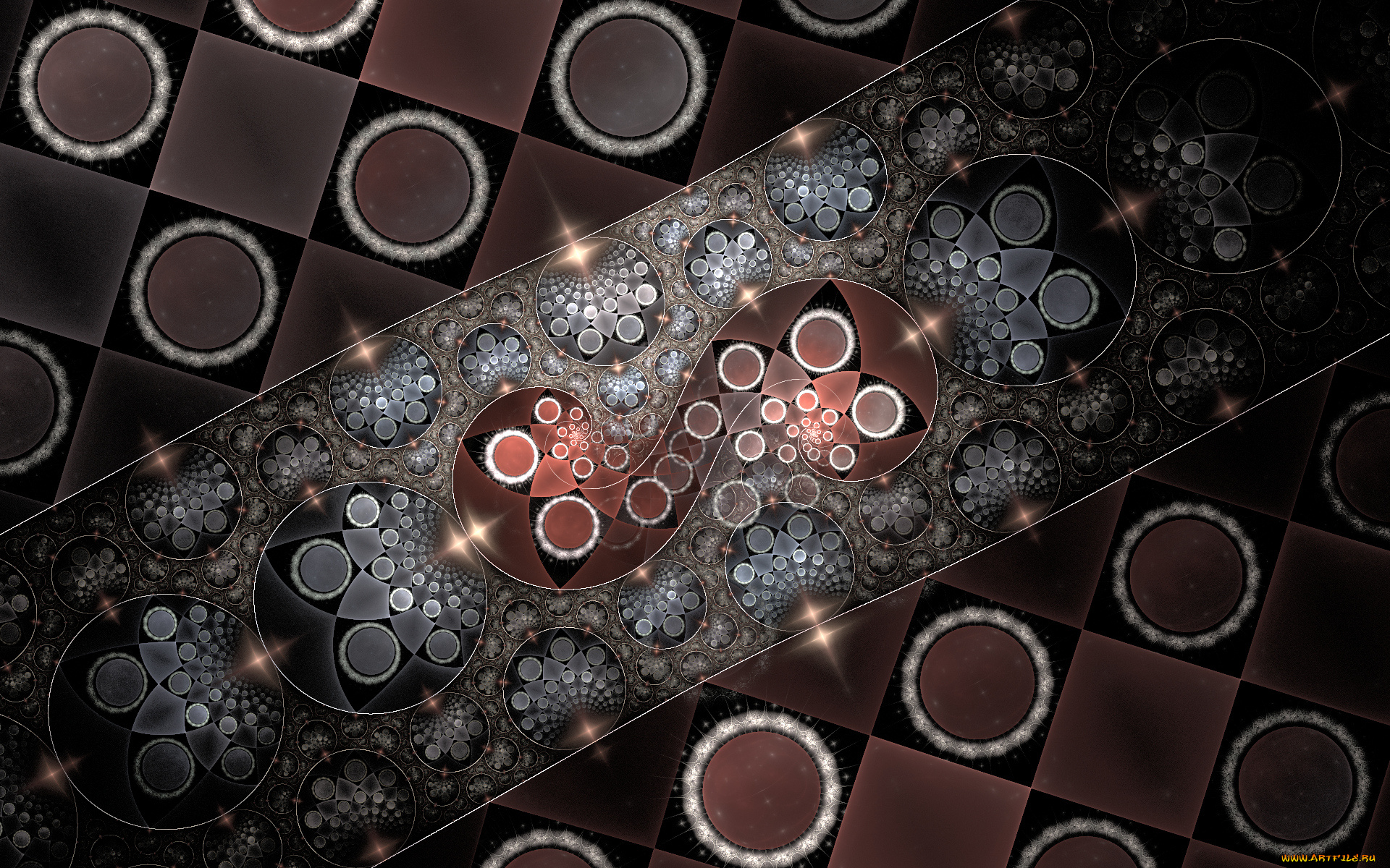 3д, графика, фракталы, , fractal, фон, узор, цвета