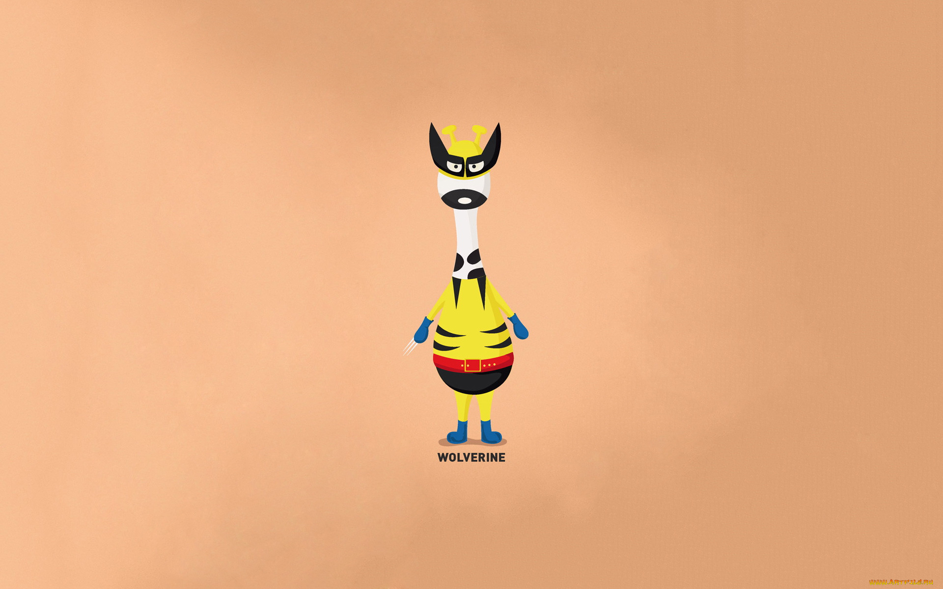 рисованные, минимализм, корова