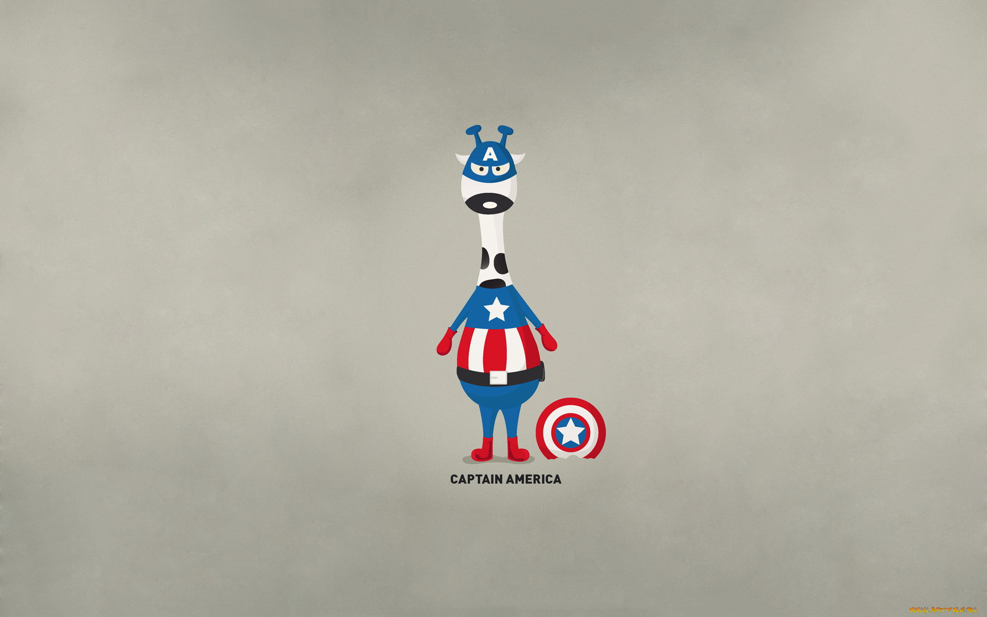 рисованные, минимализм, корова