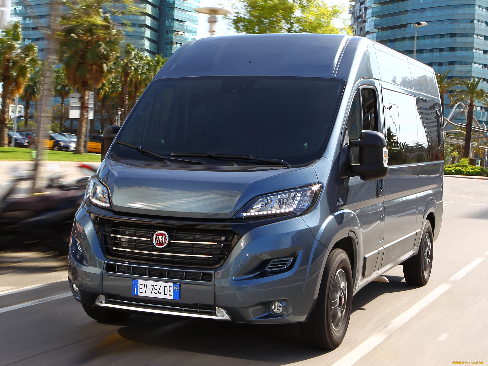 автомобили, fiat, синий, ducato, panorama