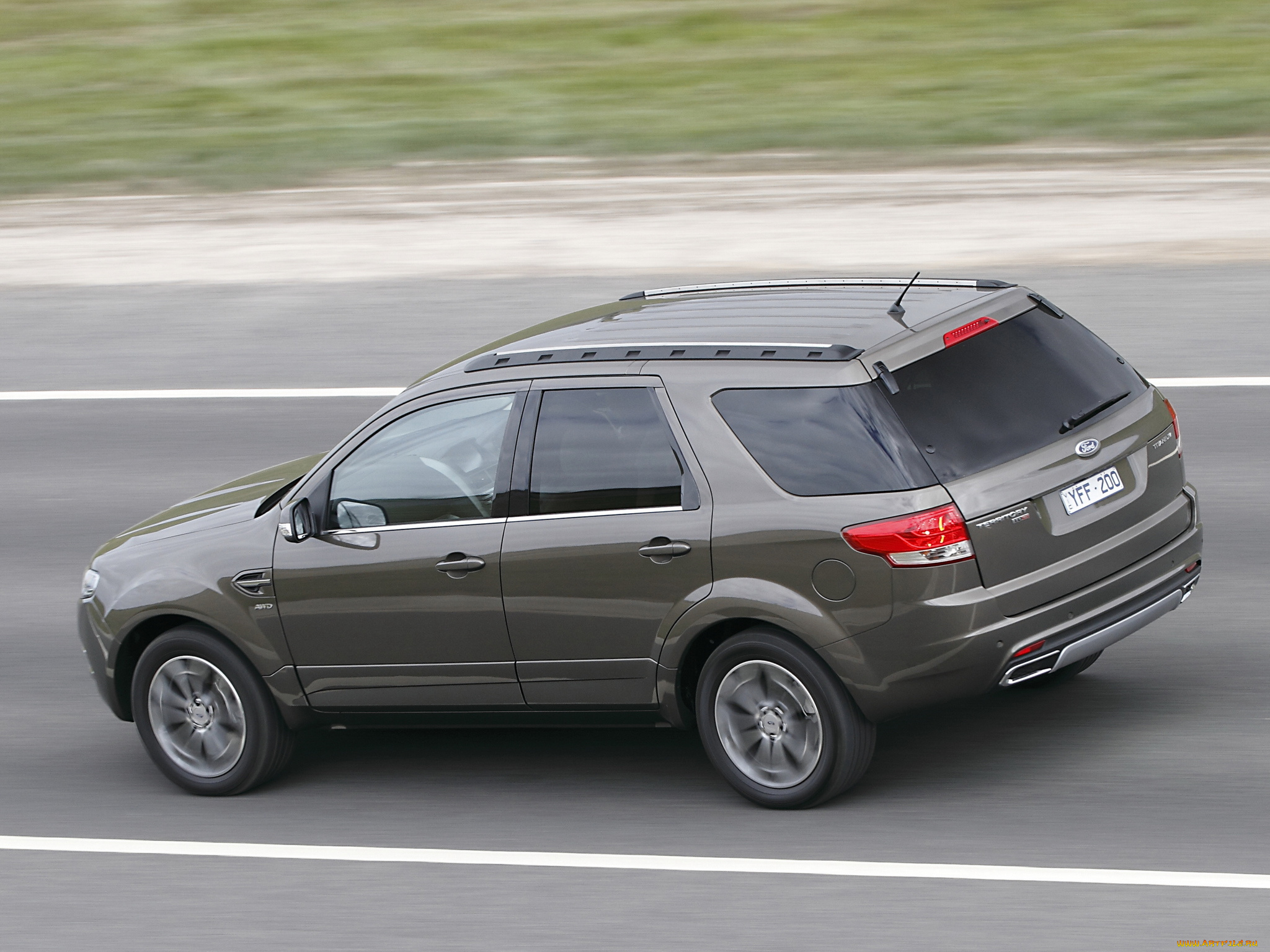 автомобили, ford, sz, темный, titanium, territory