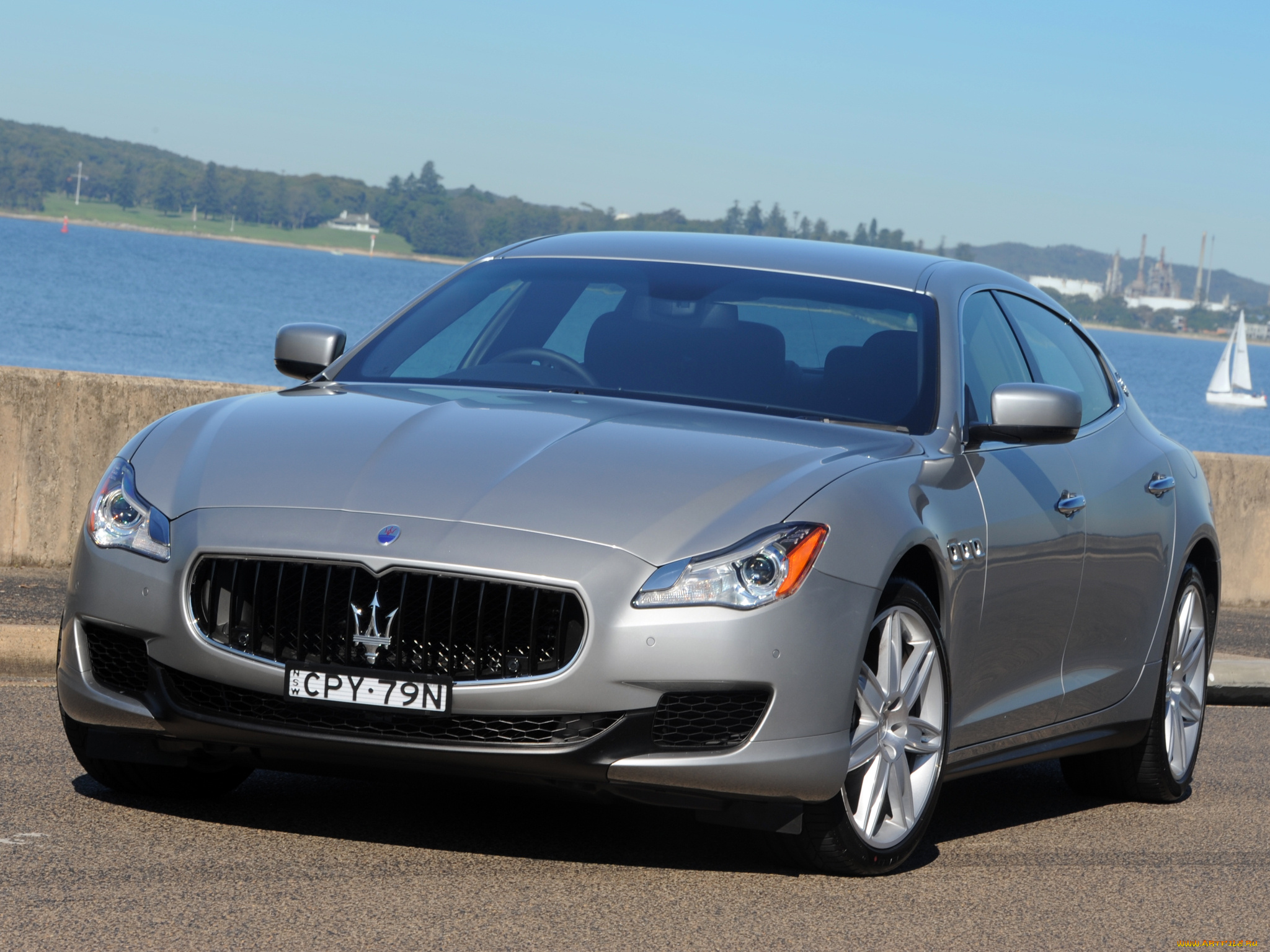 автомобили, maserati, серый, 2014г, au-spec, quattroporte