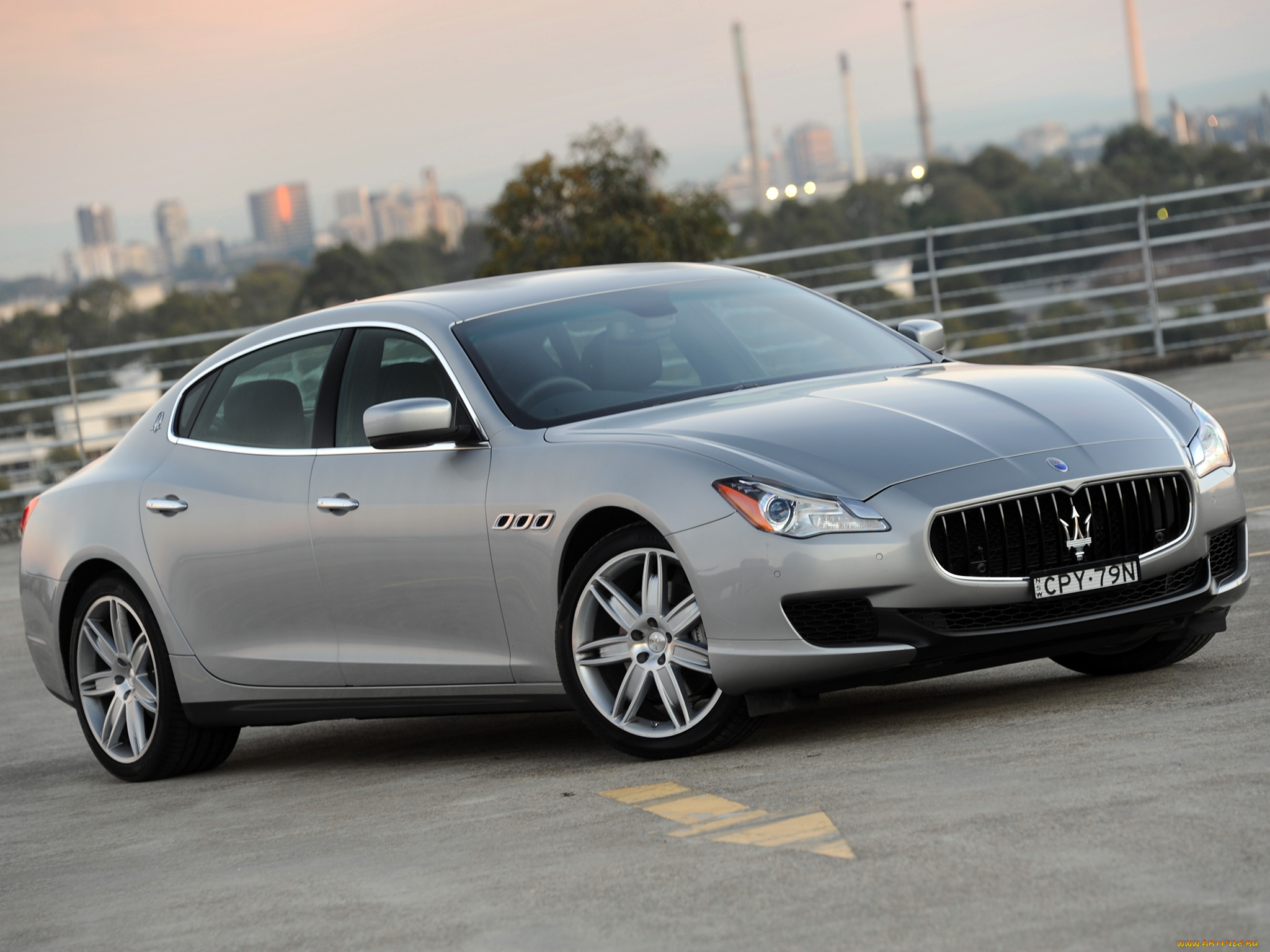 автомобили, maserati, серый, 2014г, au-spec, quattroporte