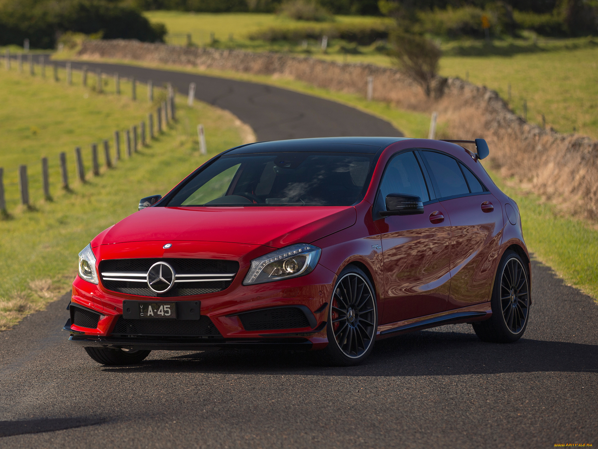 автомобили, mercedes-benz, a, 45, amg, edition, 1, 2013г, w176, au-spec, красный