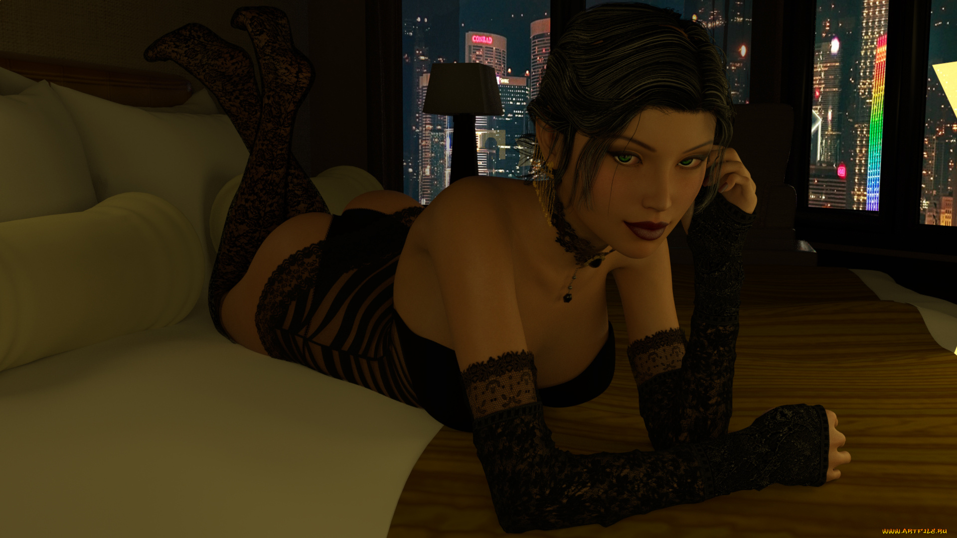 3д, графика, люди, , people, девушка, взгляд, фон