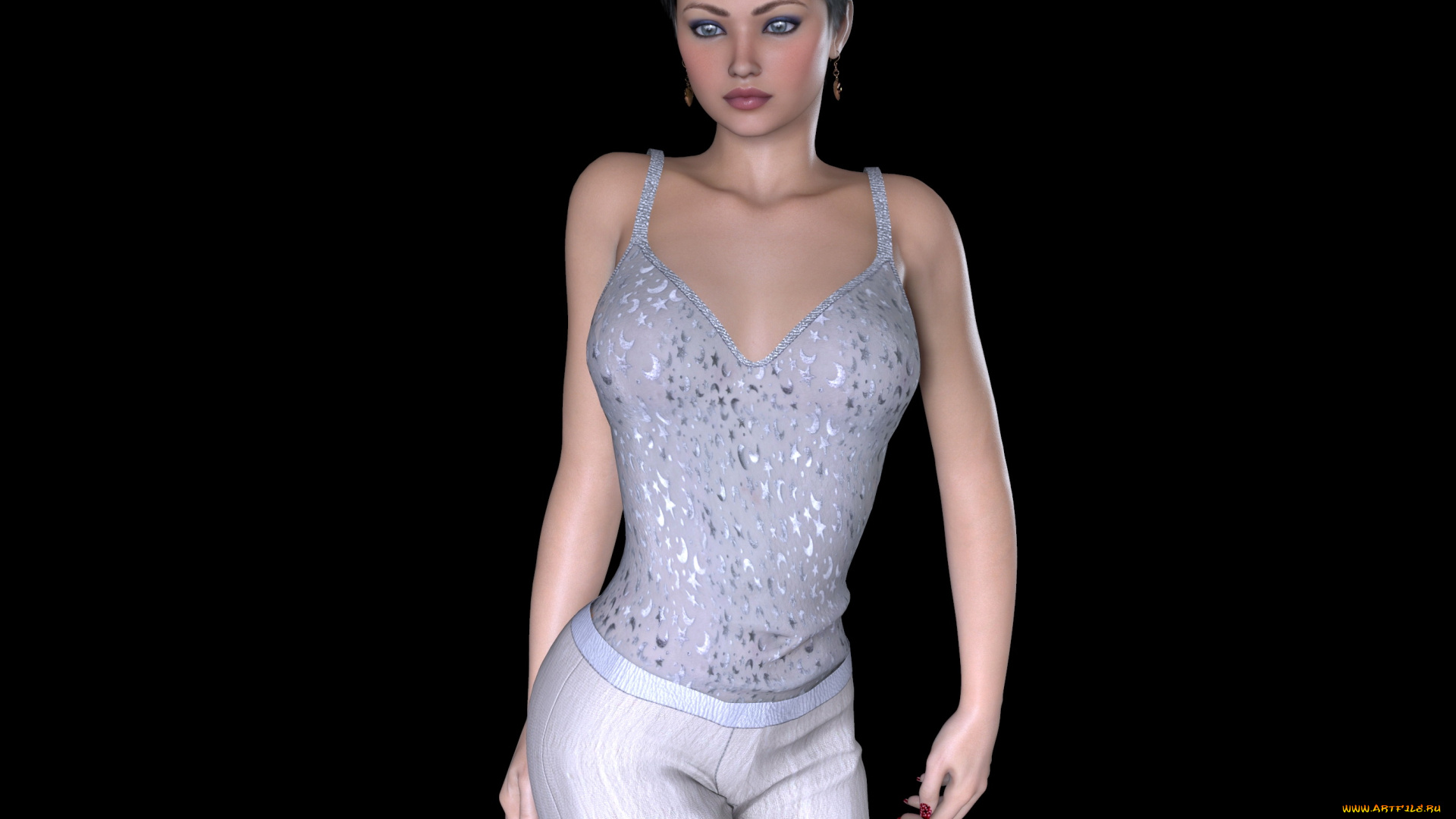 3д, графика, люди, , people, фон, взгляд, девушка