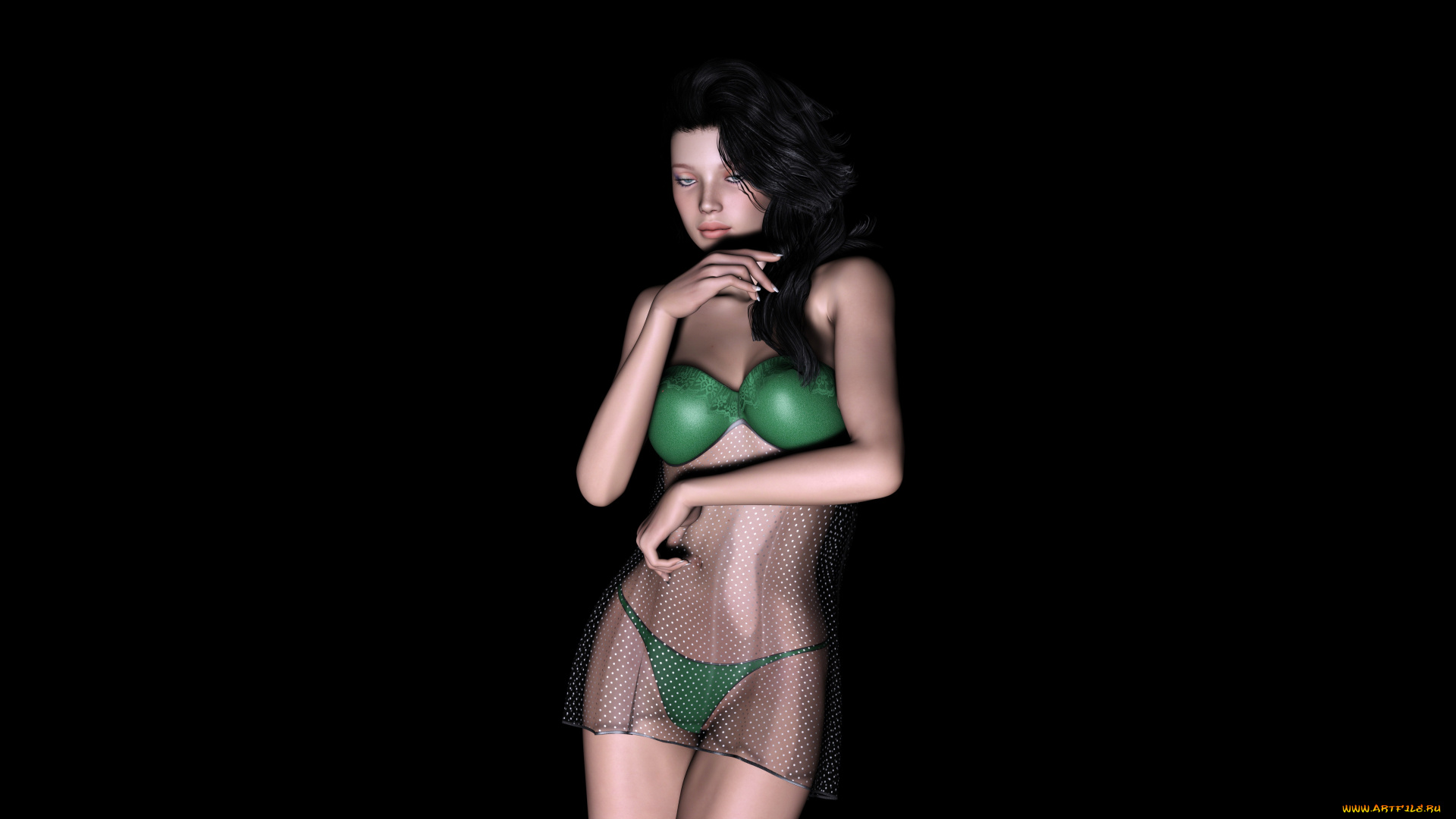 3д, графика, люди, , people, фон, взгляд, девушка