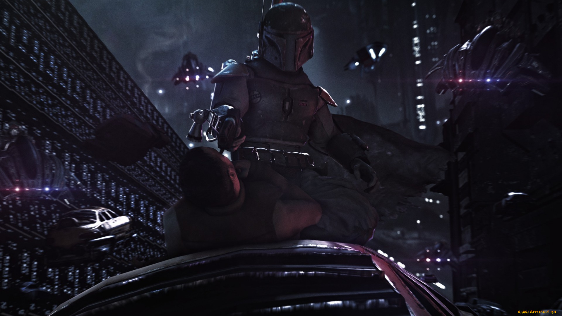 фэнтези, люди, star, wars, шлем, воин, bounty, hunter, наемник, boba, fett