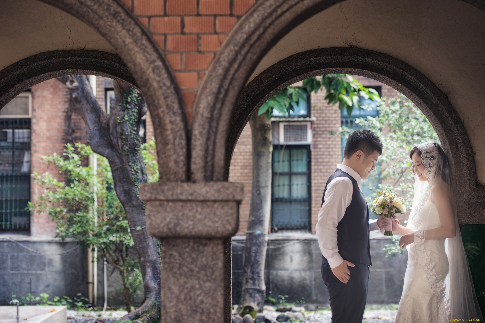 разное, мужчина, женщина, невеста, жених, любовь, девушка, пара, парень, азиаты, праздник, свадьба