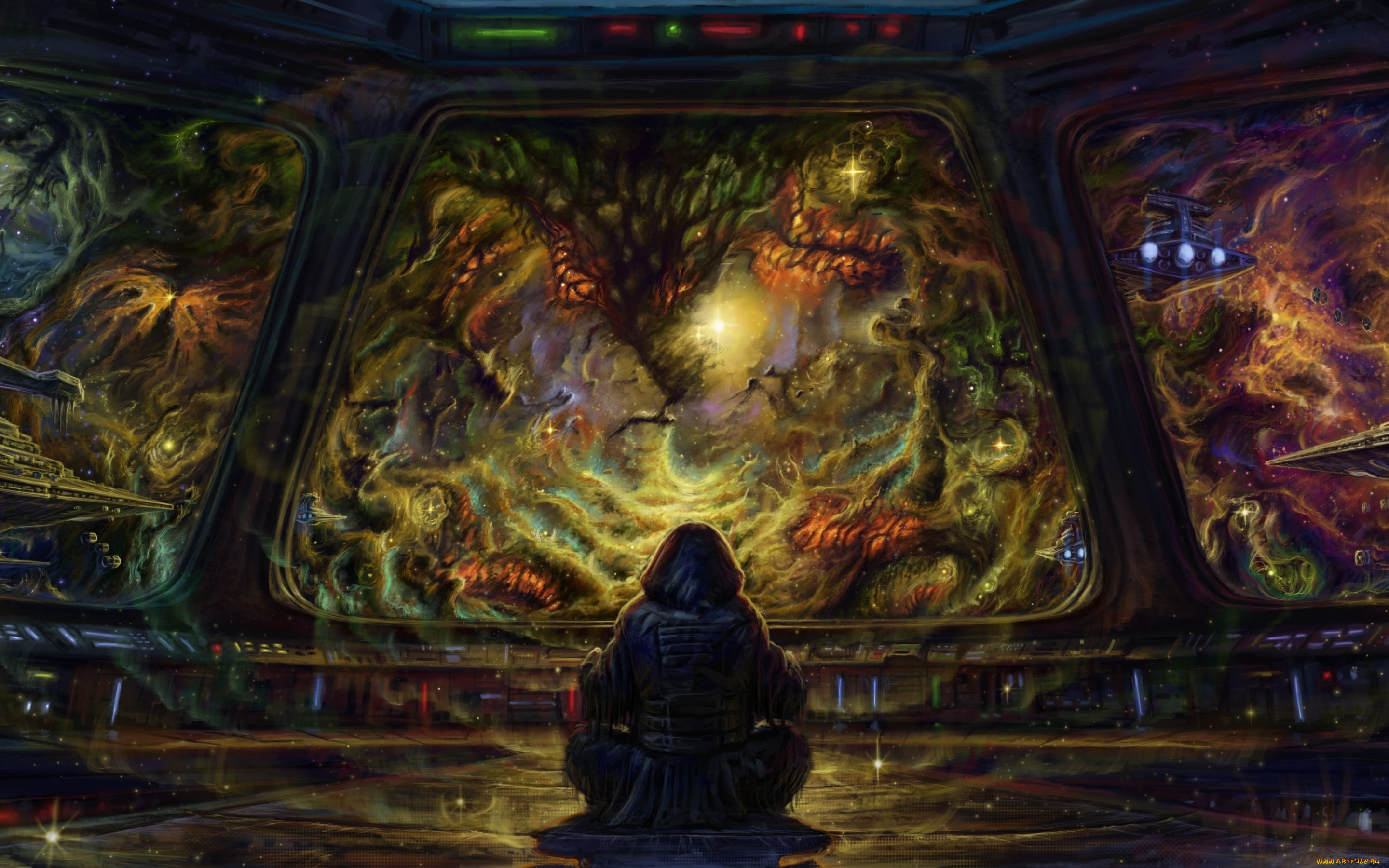 фэнтези, _star, wars, sith, star, wars, флот, космический, корабль, космос