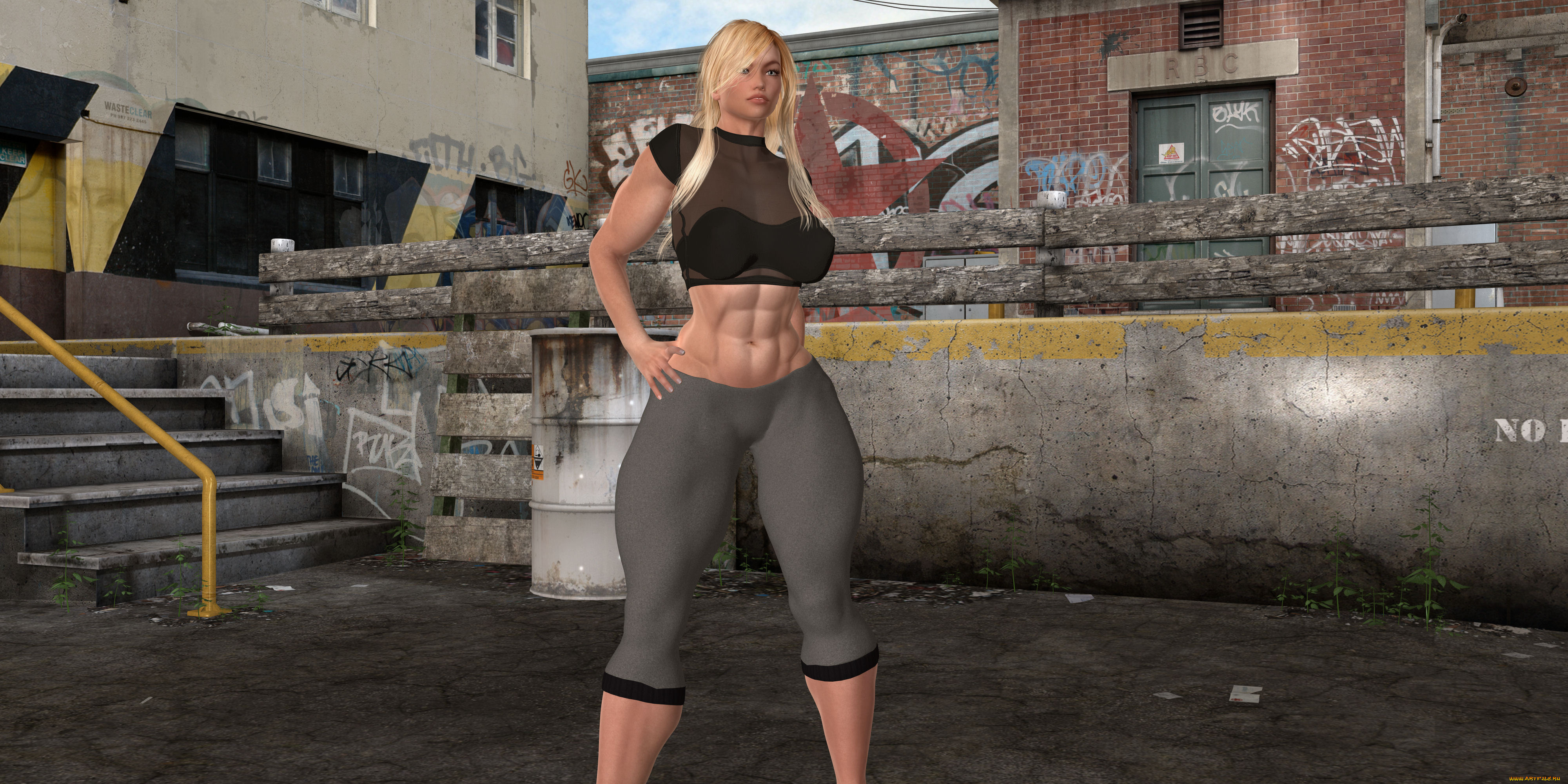 3д, графика, люди, , people, девушка, взгляд, фон, блондинка