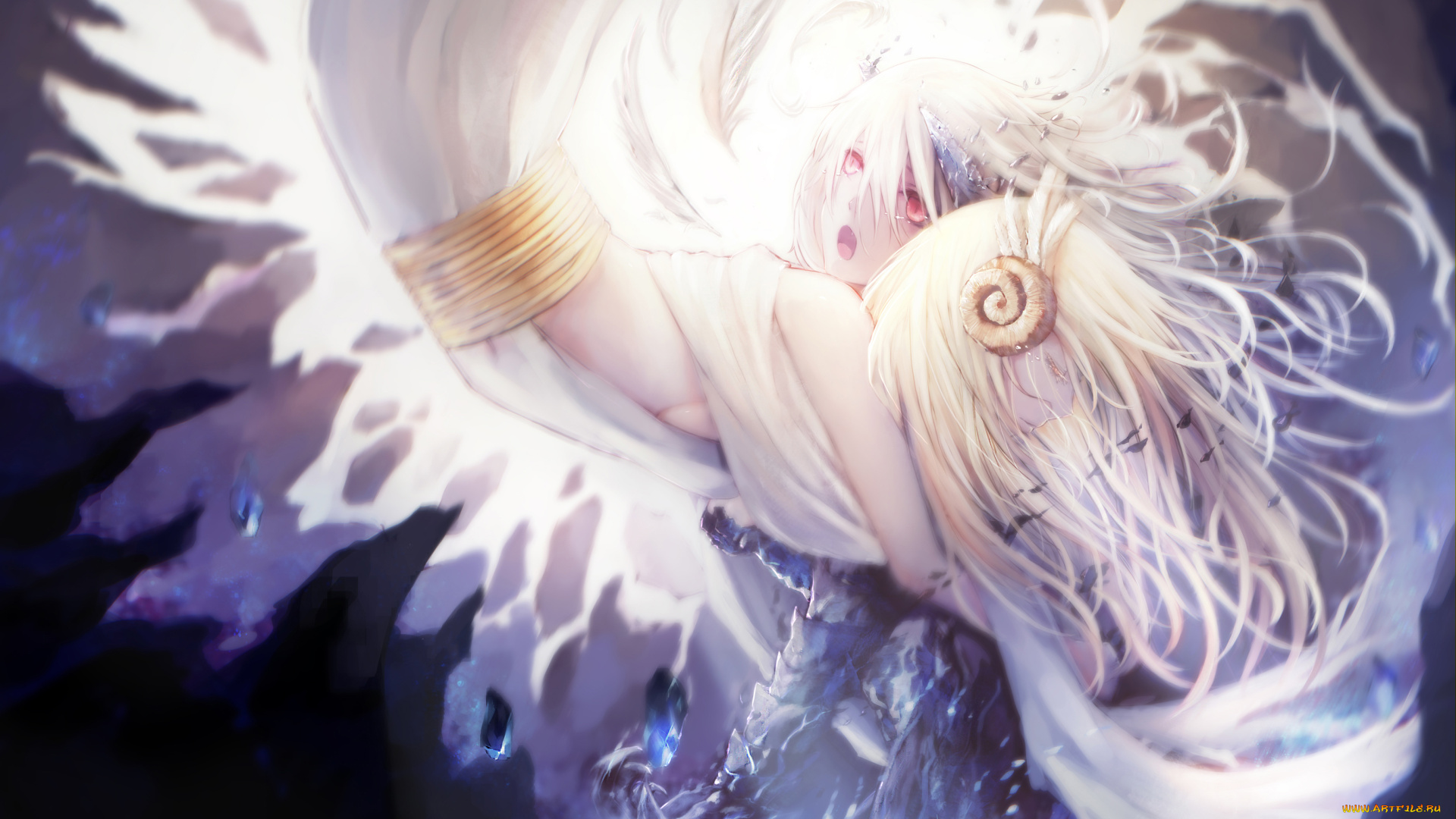 аниме, ангелы, , демоны, девушки