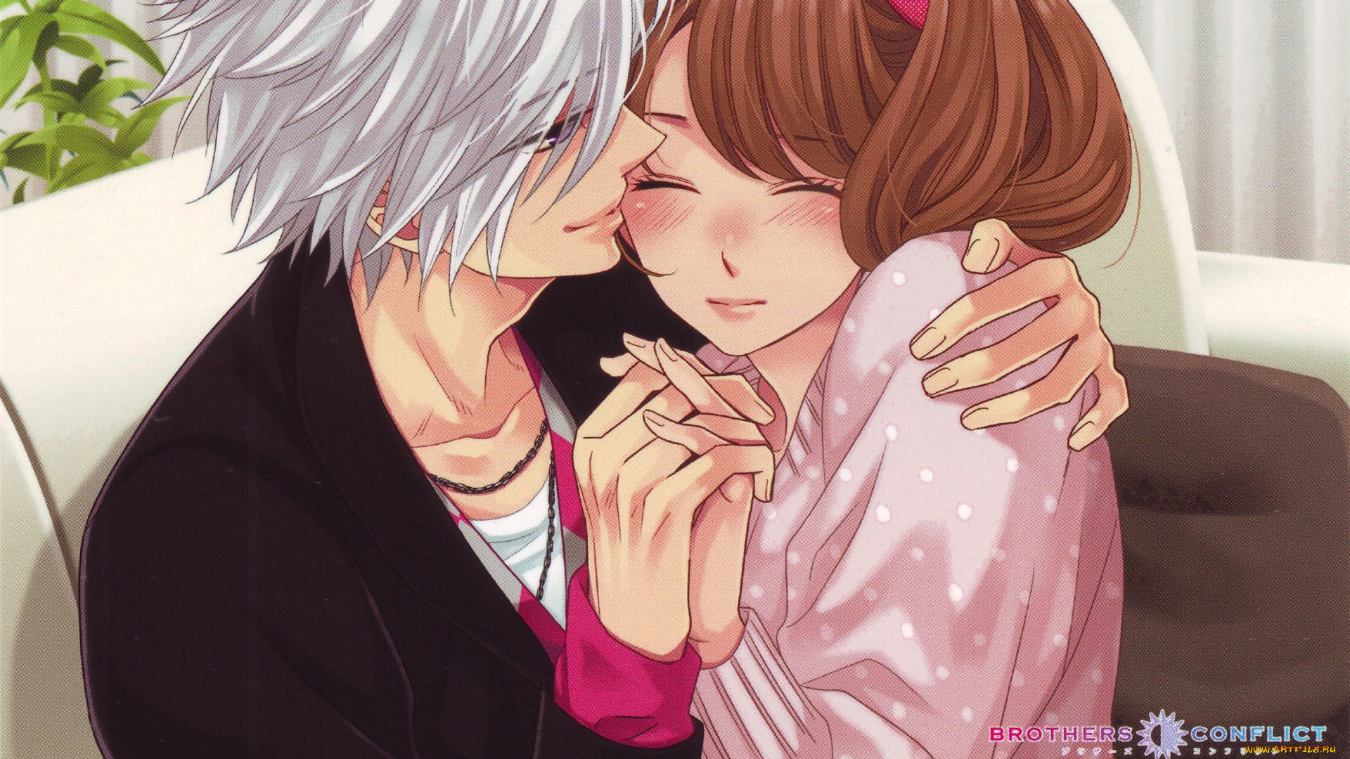 аниме, brothers, conflict, пара