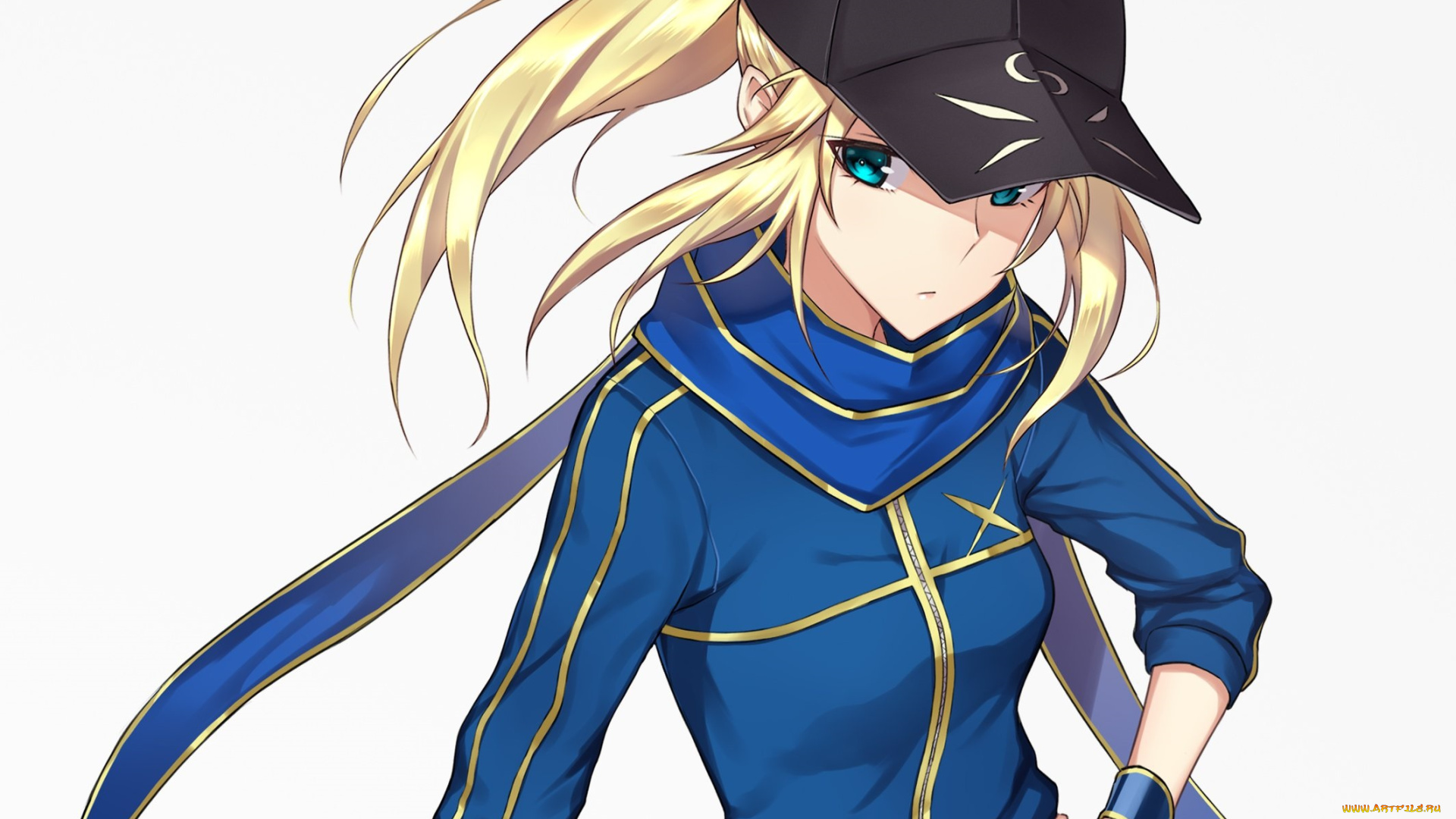 аниме, fate, stay, night, девушка