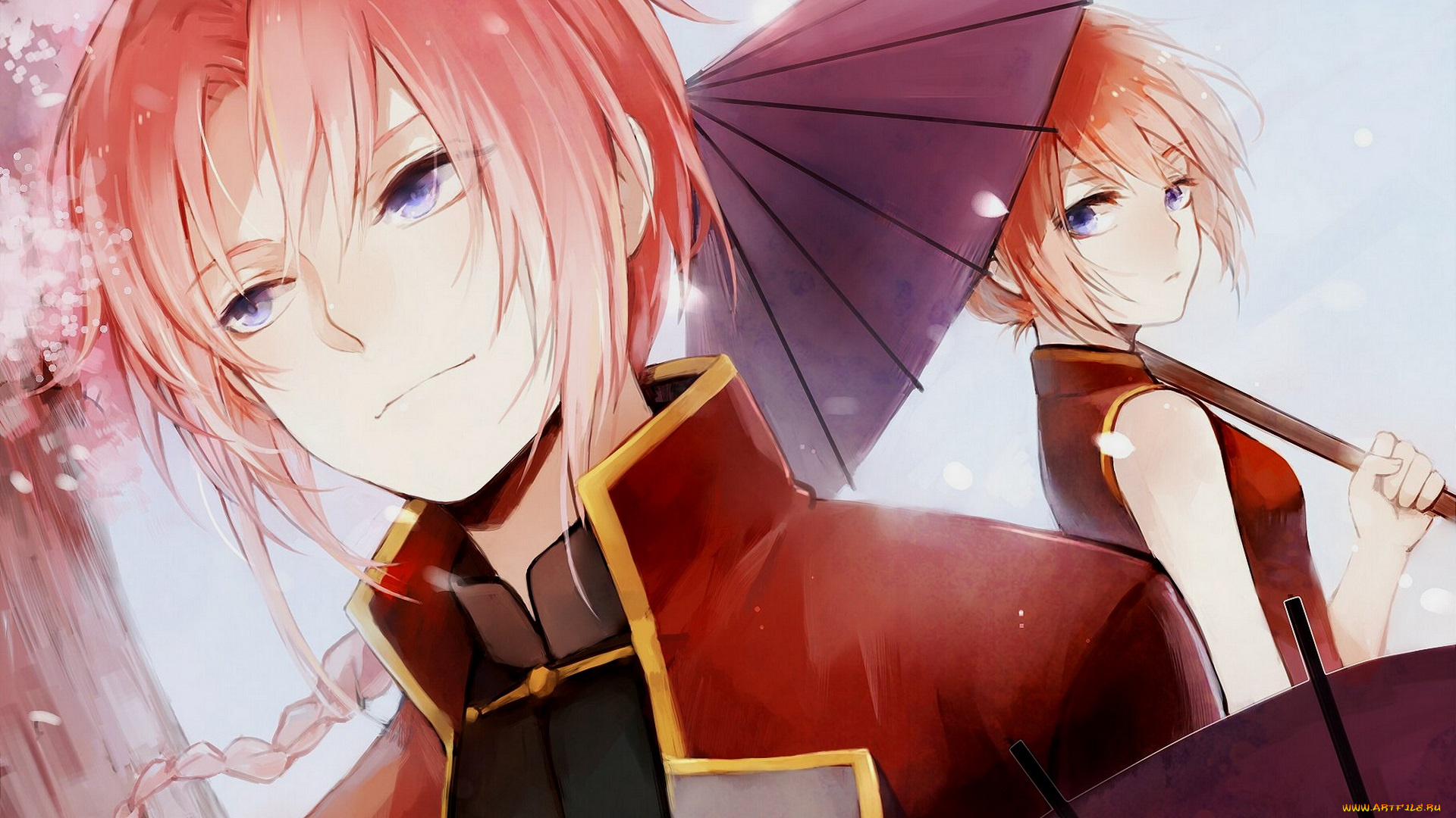 аниме, gintama, пара