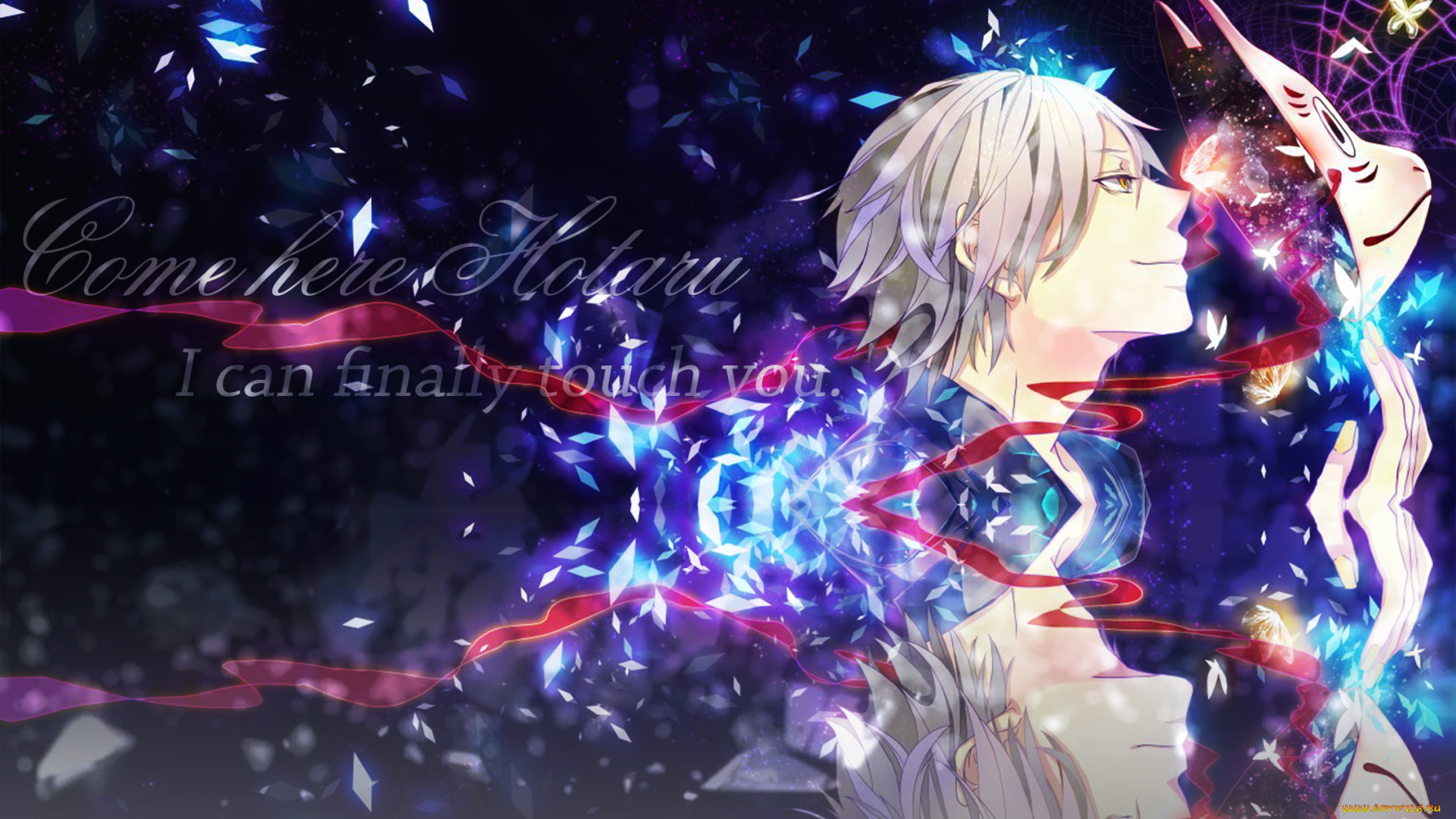 аниме, hotarubi, no, mori, e, парень