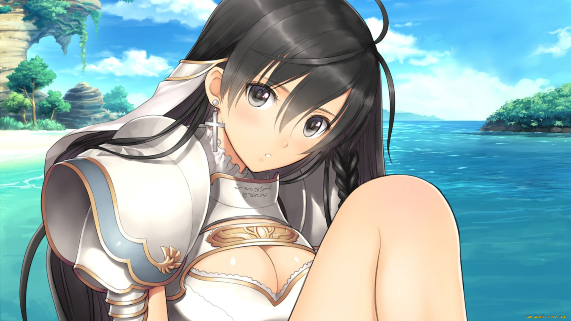 аниме, shining, resonance, девушка