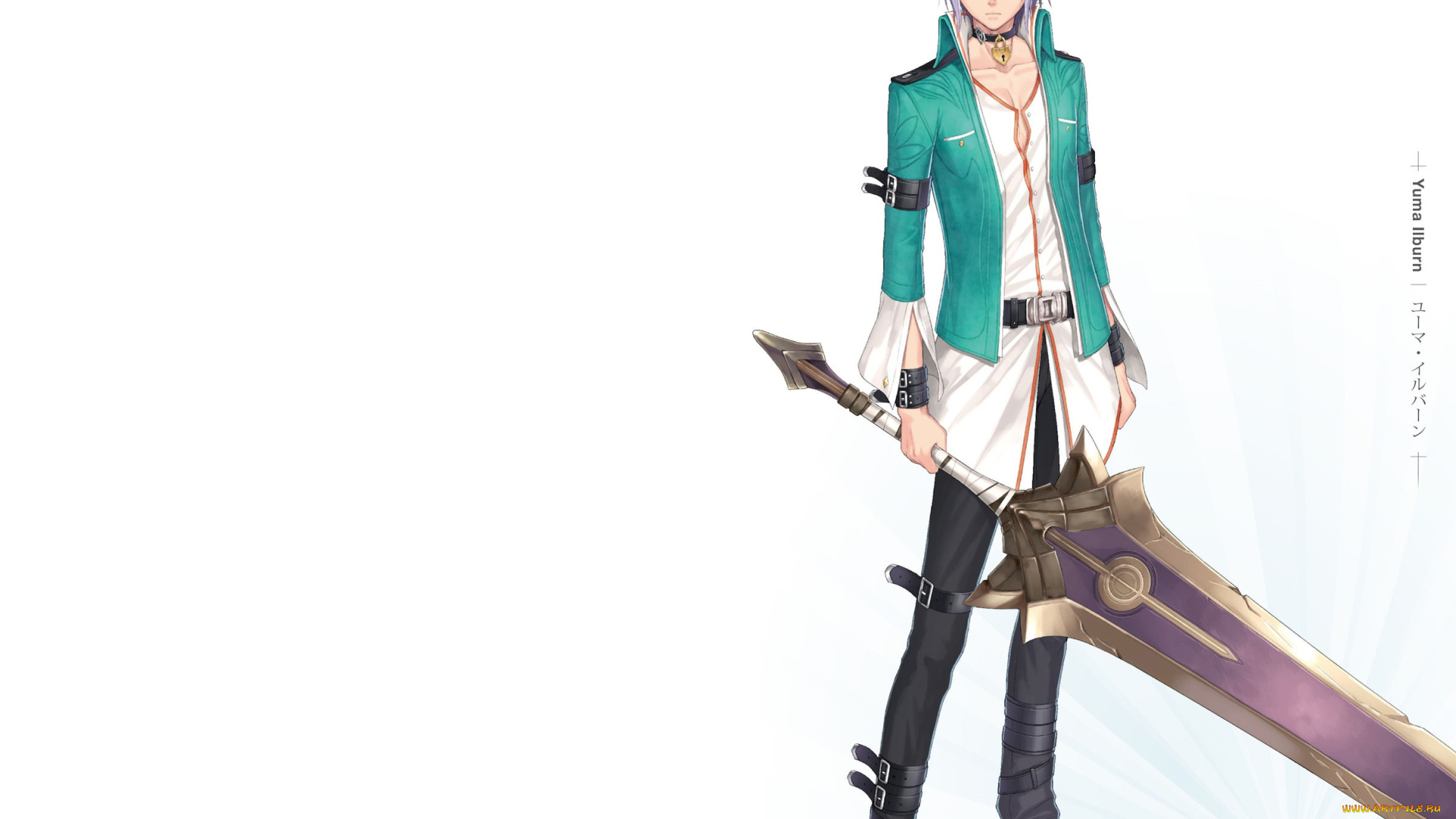 аниме, shining, resonance, меч, парень