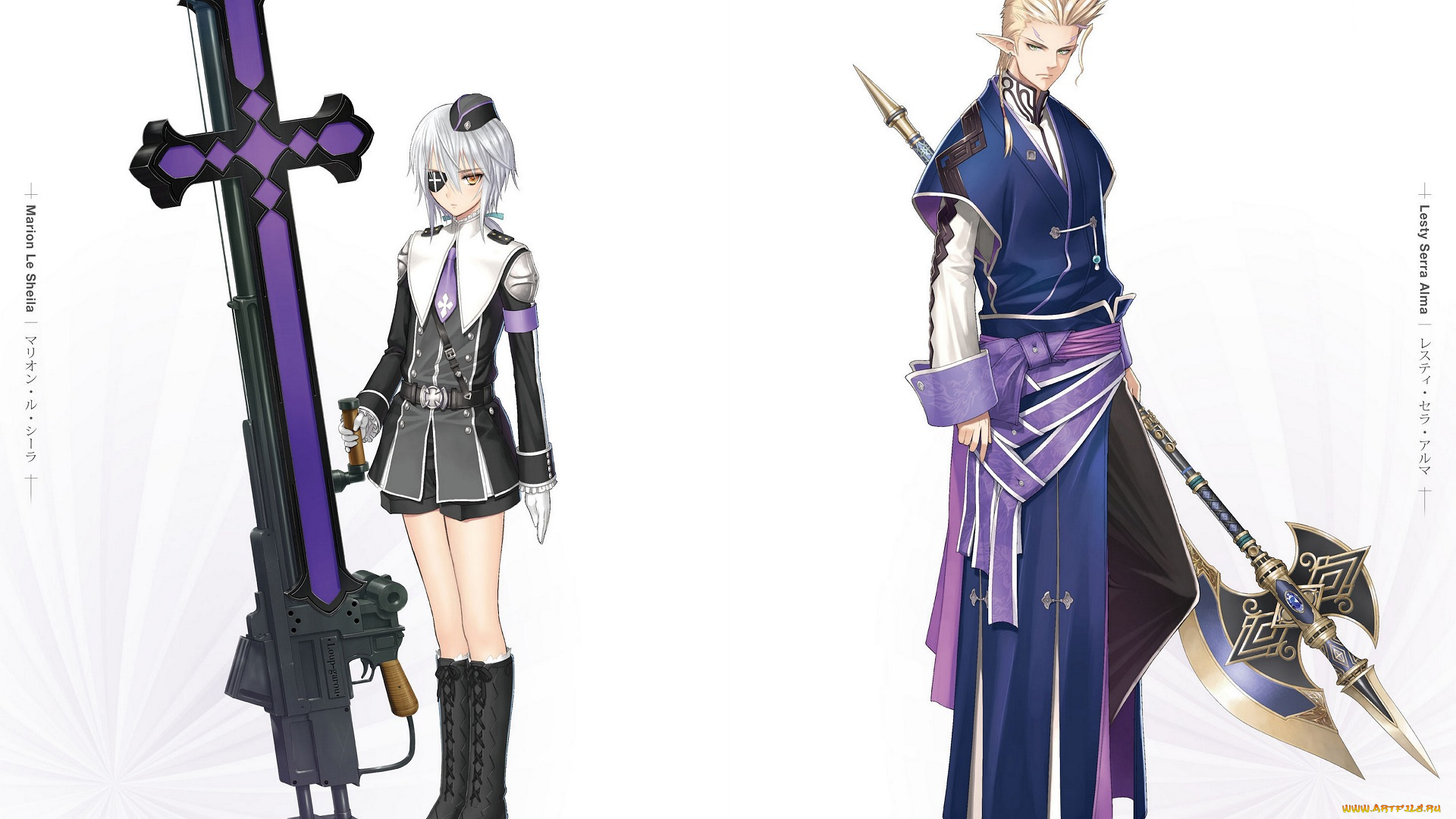 аниме, shining, resonance, мужчина, девушка