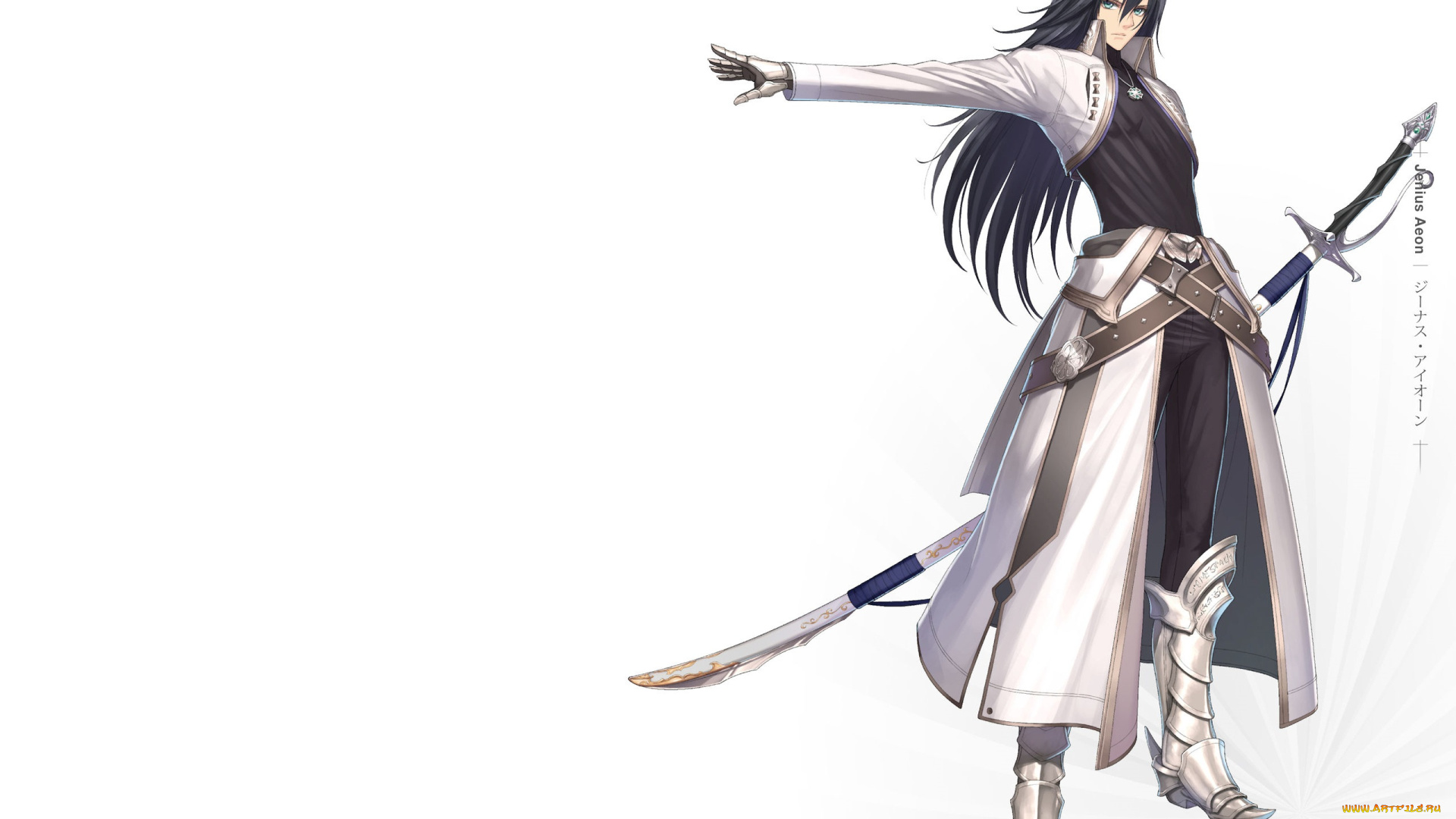 аниме, shining, resonance, оружие, парень