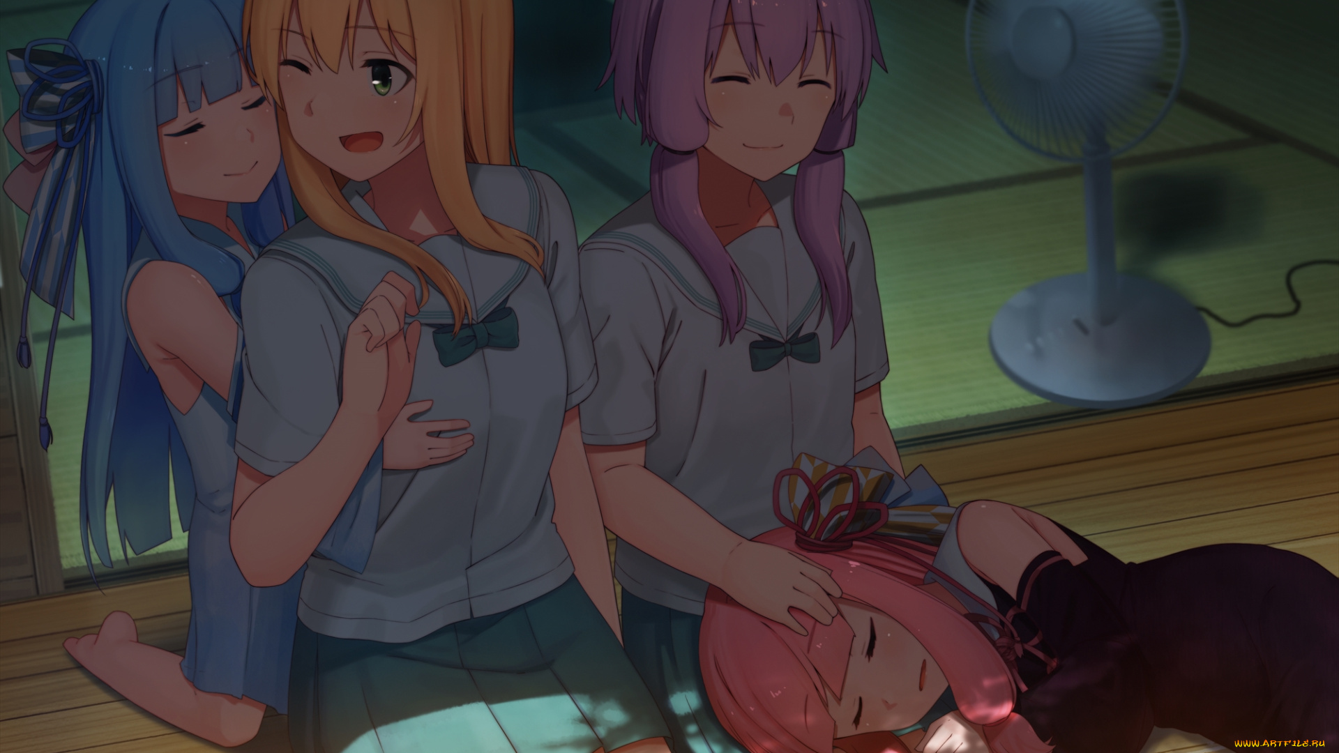 аниме, vocaloid, девушки