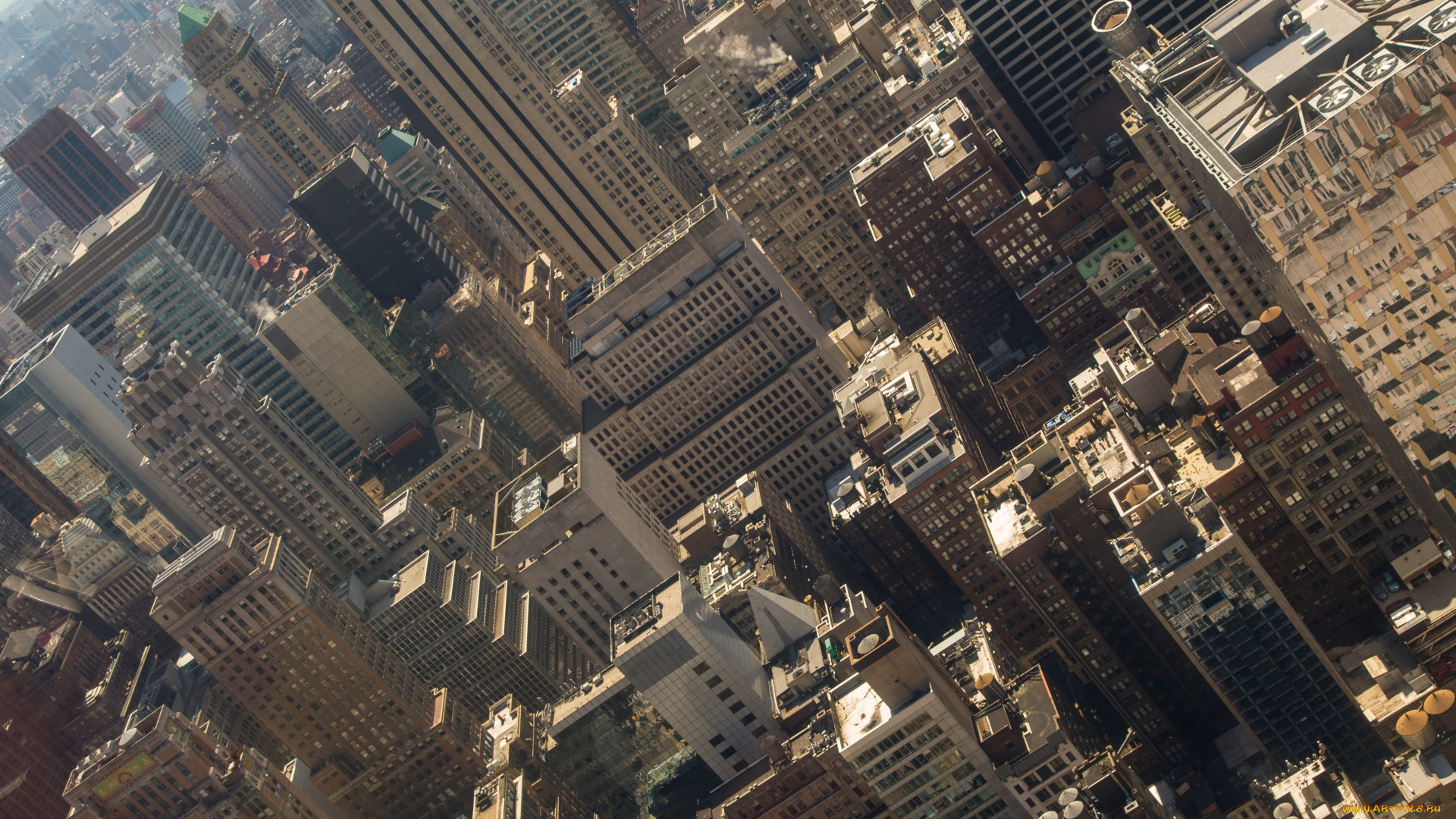 города, нью-йорк, , сша, город, дома