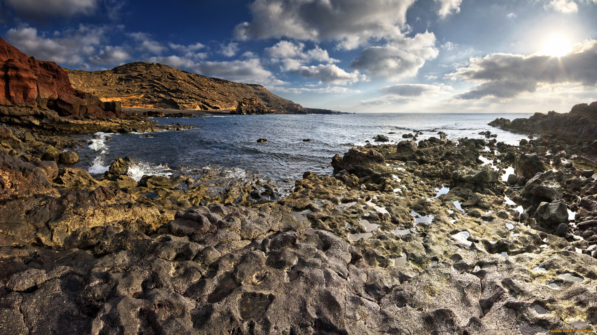 природа, побережье, берег, море