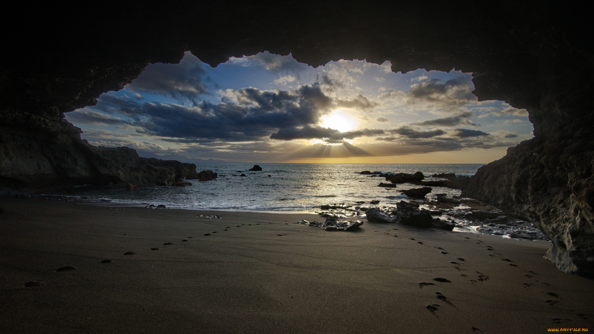 природа, побережье, берег, море