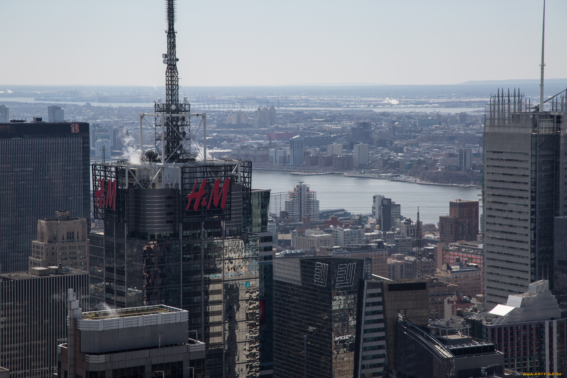 города, нью-йорк, , сша, город, дома