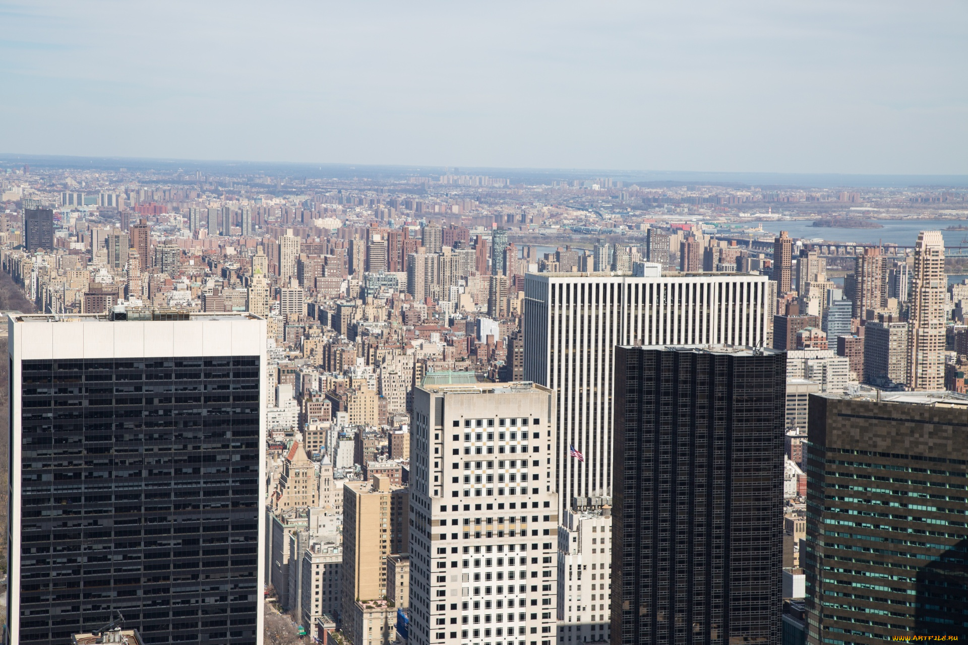 города, нью-йорк, , сша, город, дома