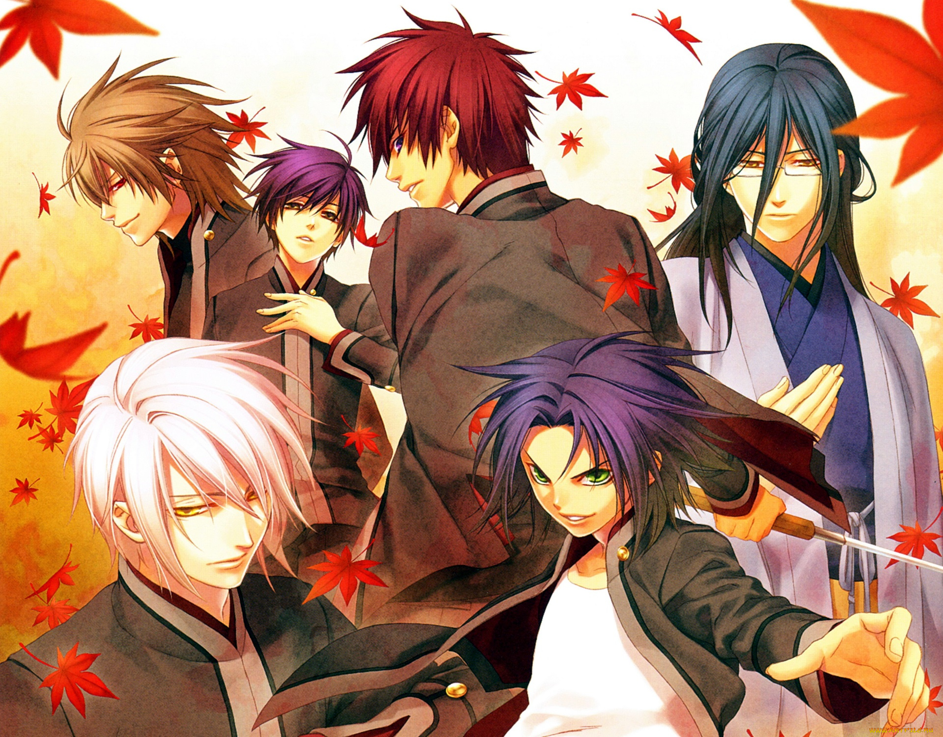 аниме, hiiro, no, kakera, парни